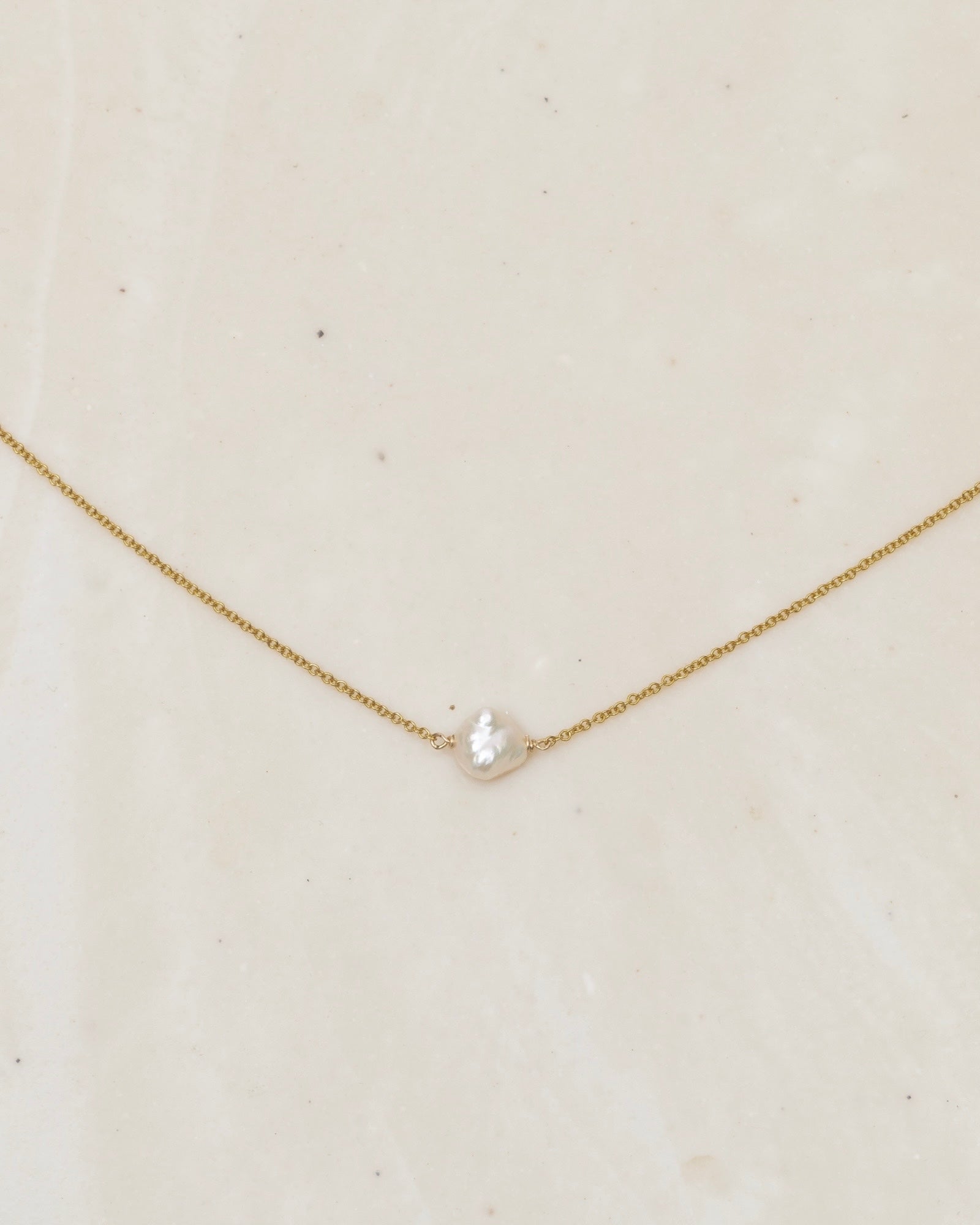Keshi point necklace ERIJEWELRY