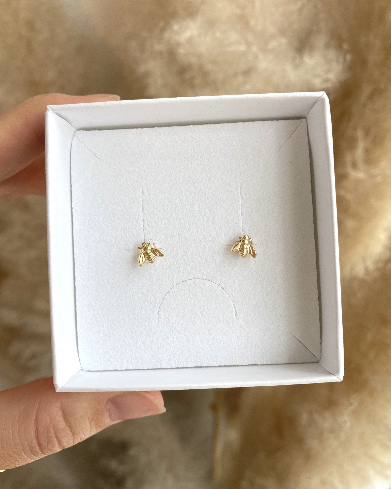Honey Bee Stud Earrings ERIJEWELRY