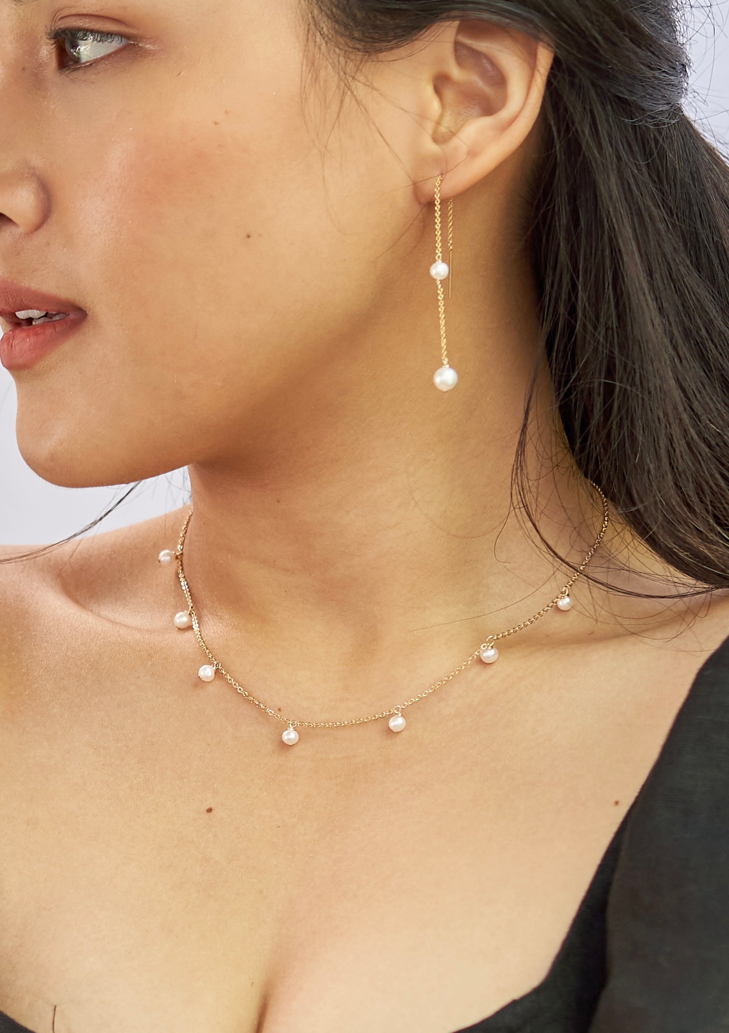 Pearl Bohemian Necklace ERIJEWELRY