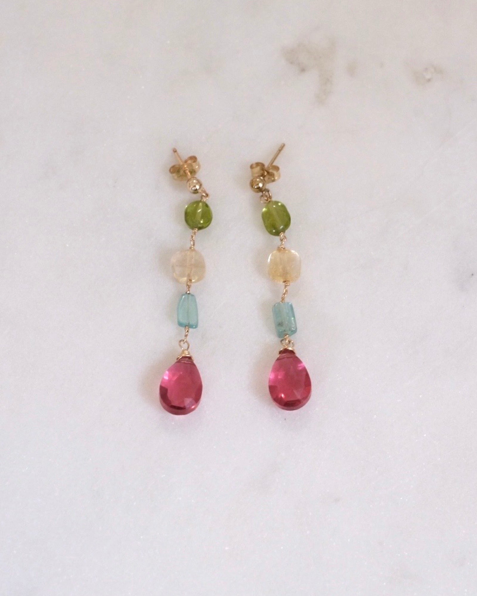 Tourmaline Tropical Earrings ERIJEWELRY