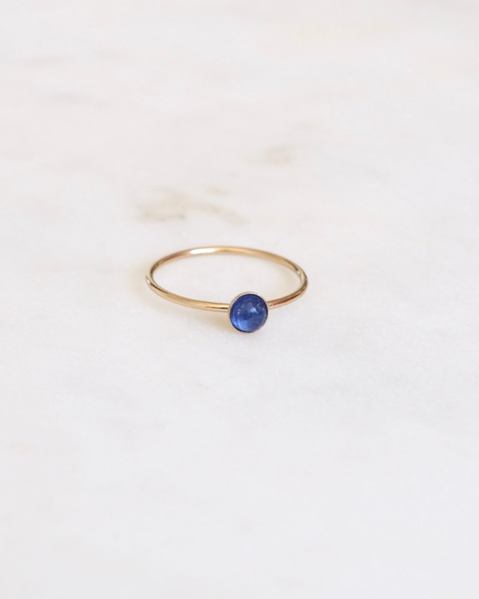 Blue sapphire (4mm) ring ERIJEWELRY