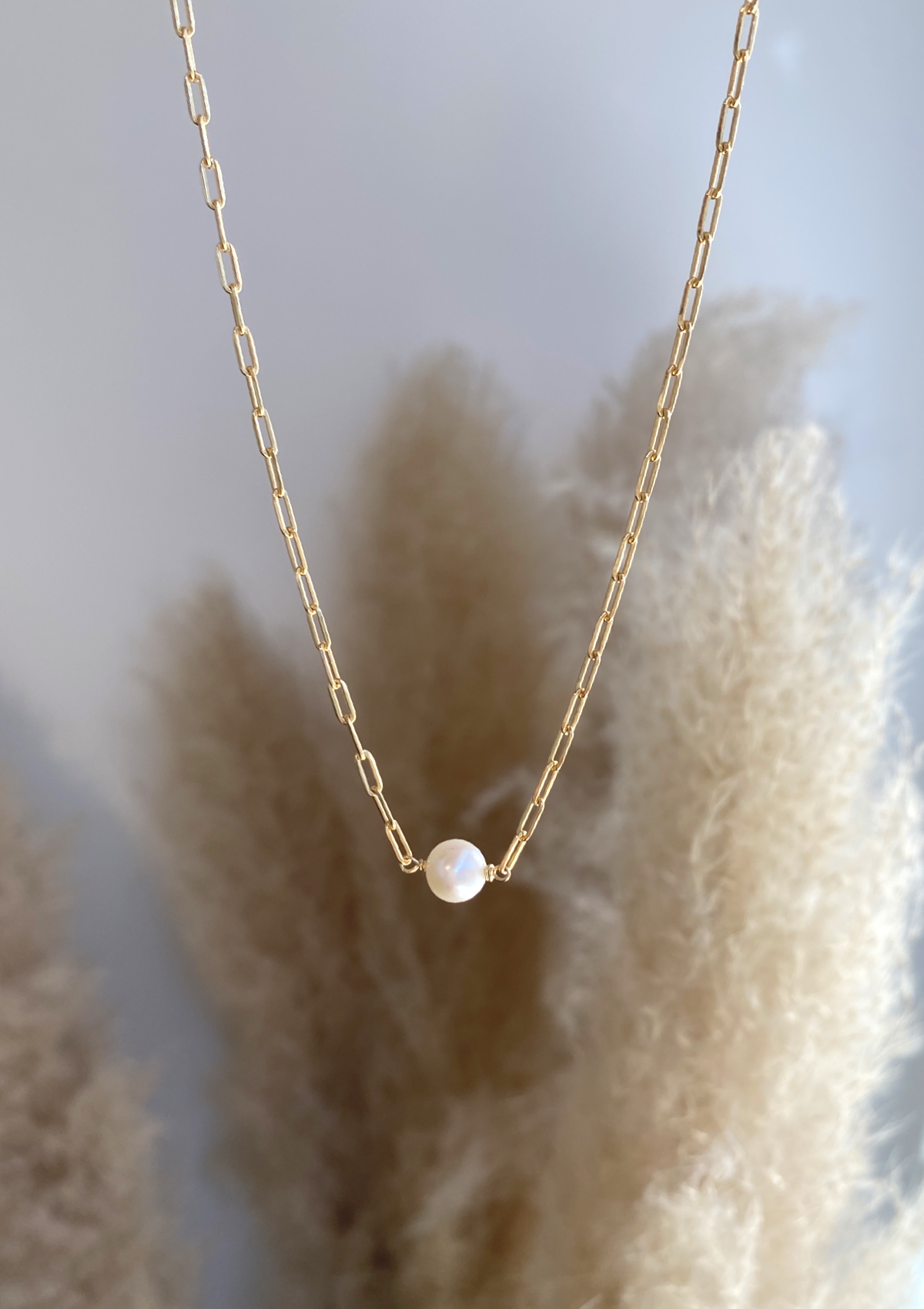 Rolo Pearl Necklace ERIJEWELRY