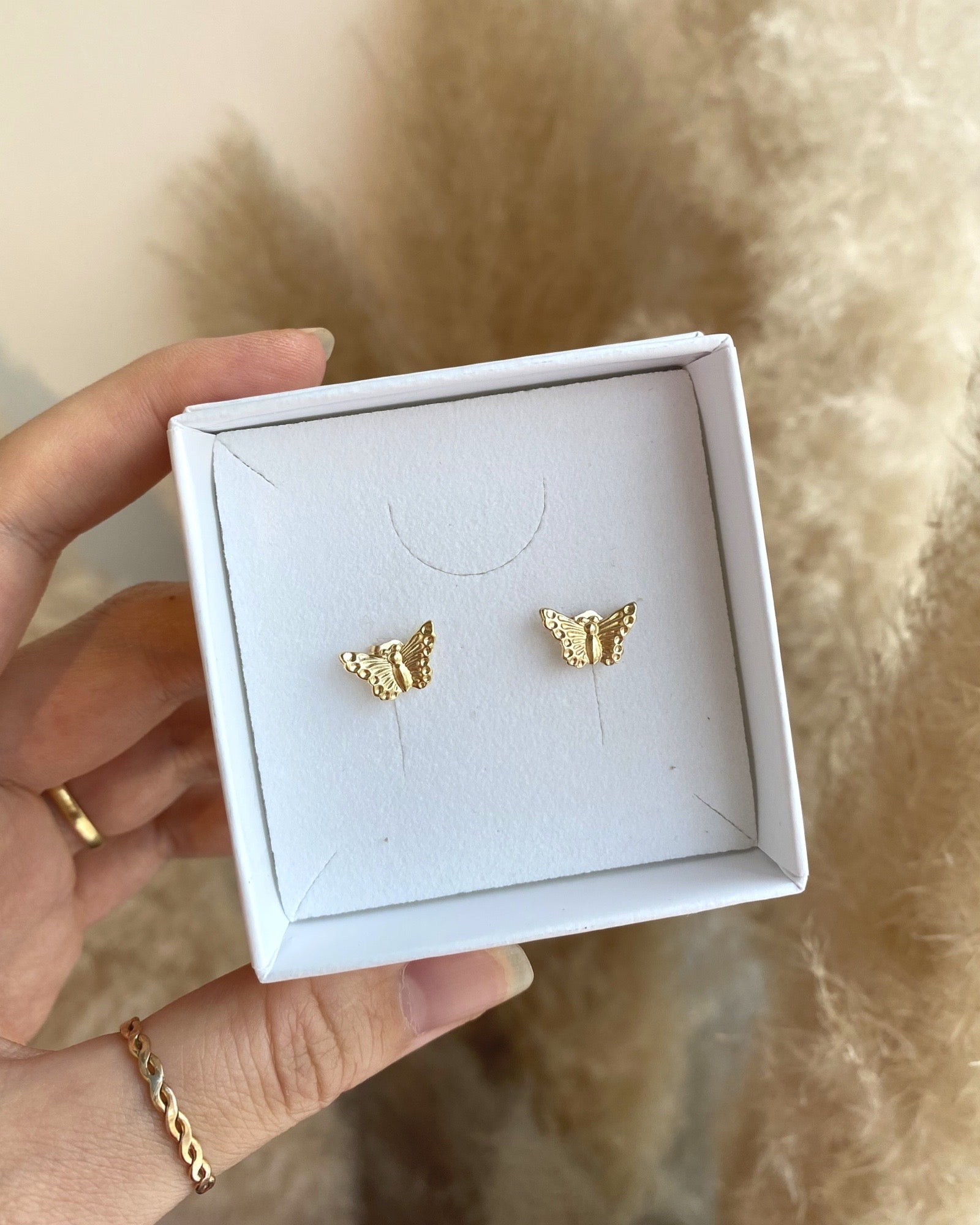 Butterfly Stud Earrings ERIJEWELRY