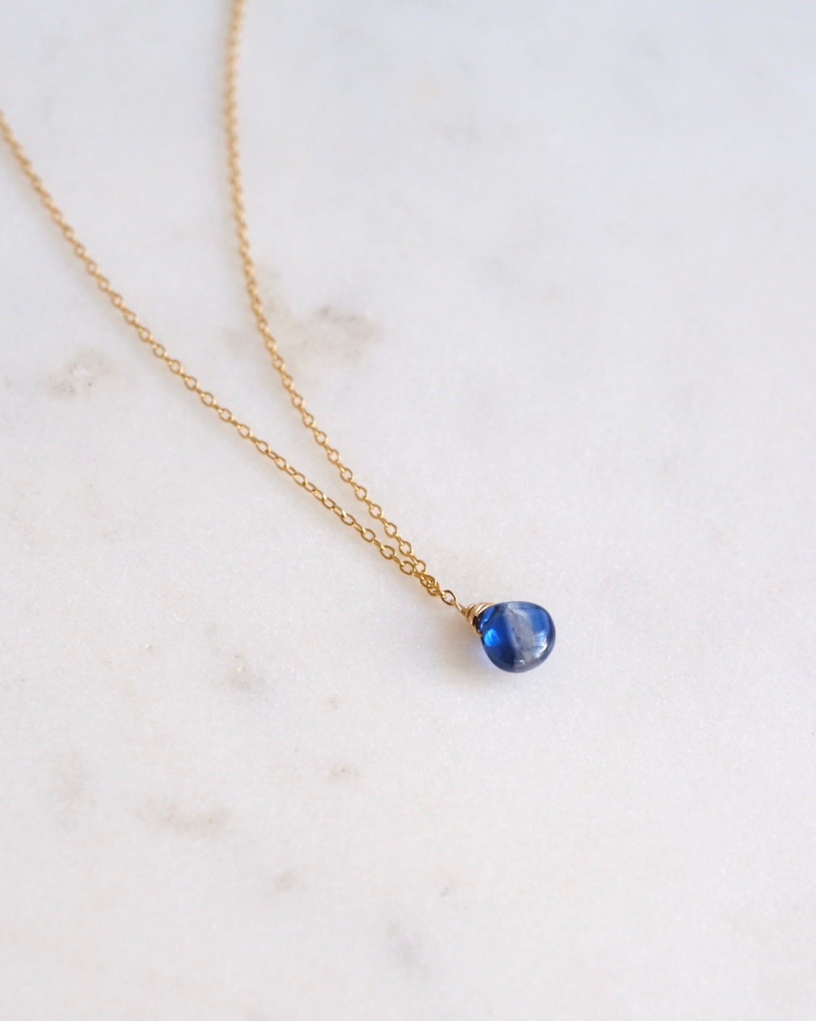 Kyanite drop necklace ERIJEWELRY