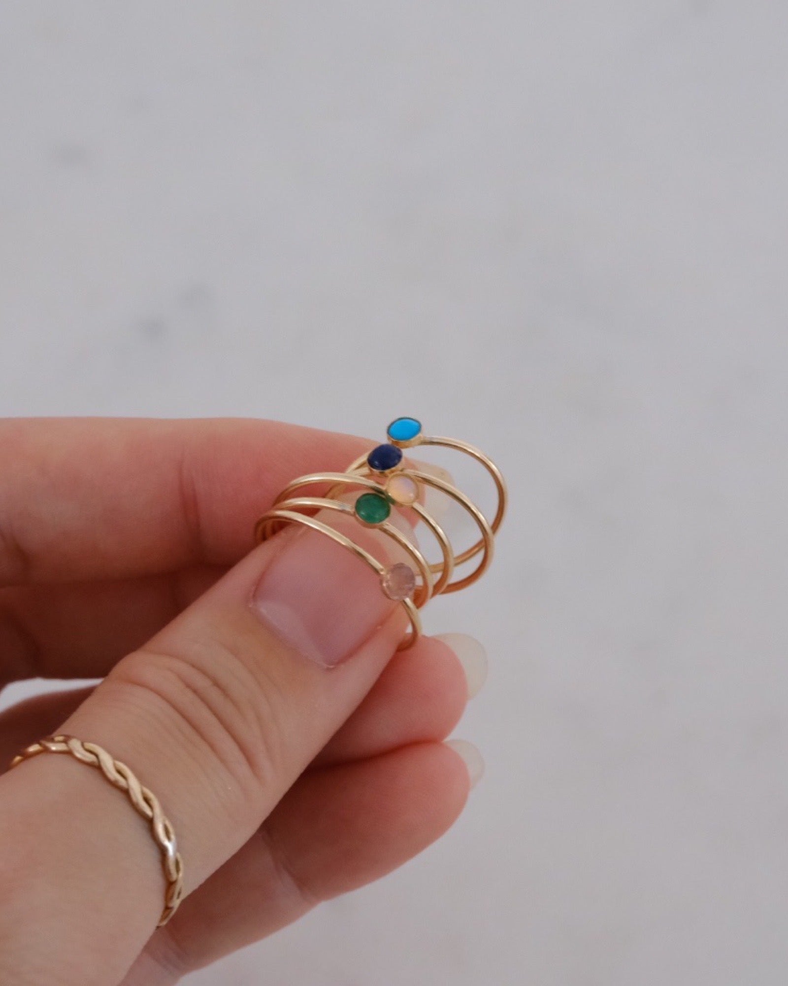 Petite Turquoise ring ERIJEWELRY