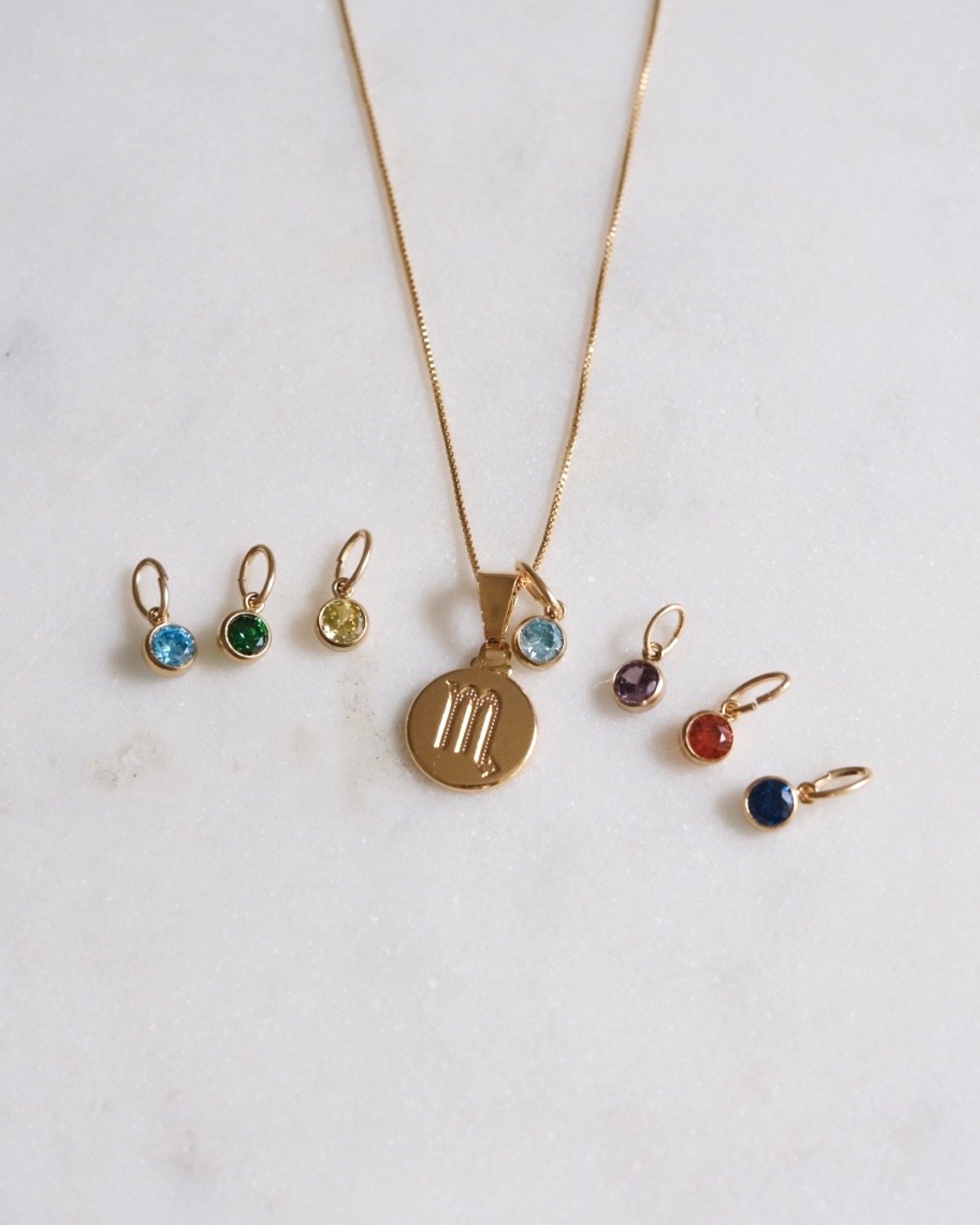 Gemini Zodiac Necklace ERIJEWELRY