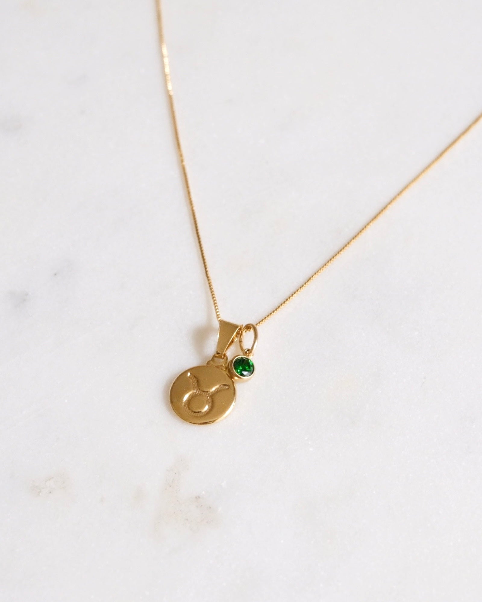 Taurus Zodiac Necklace ERIJEWELRY