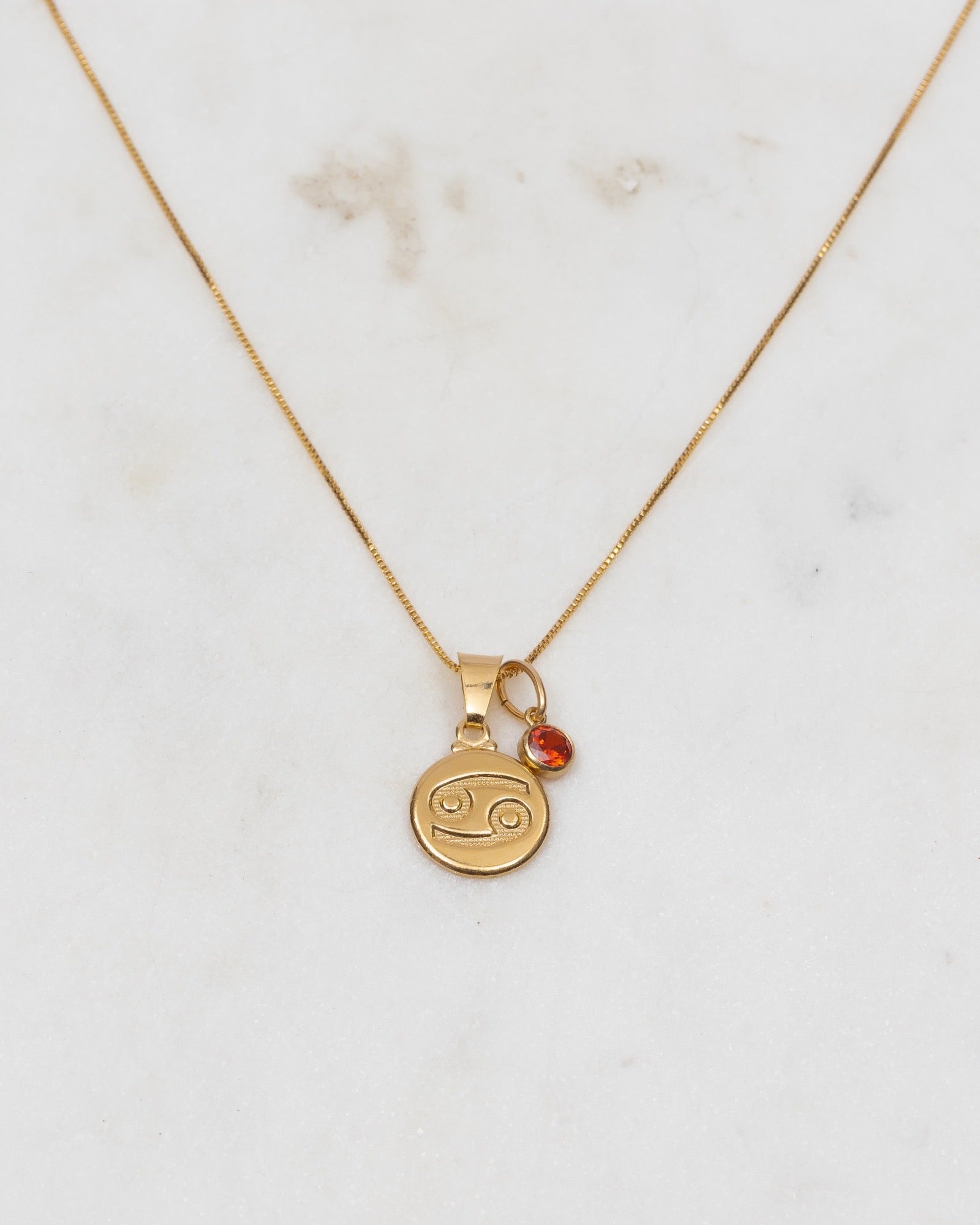 Cancer Zodiac Necklace ERIJEWELRY
