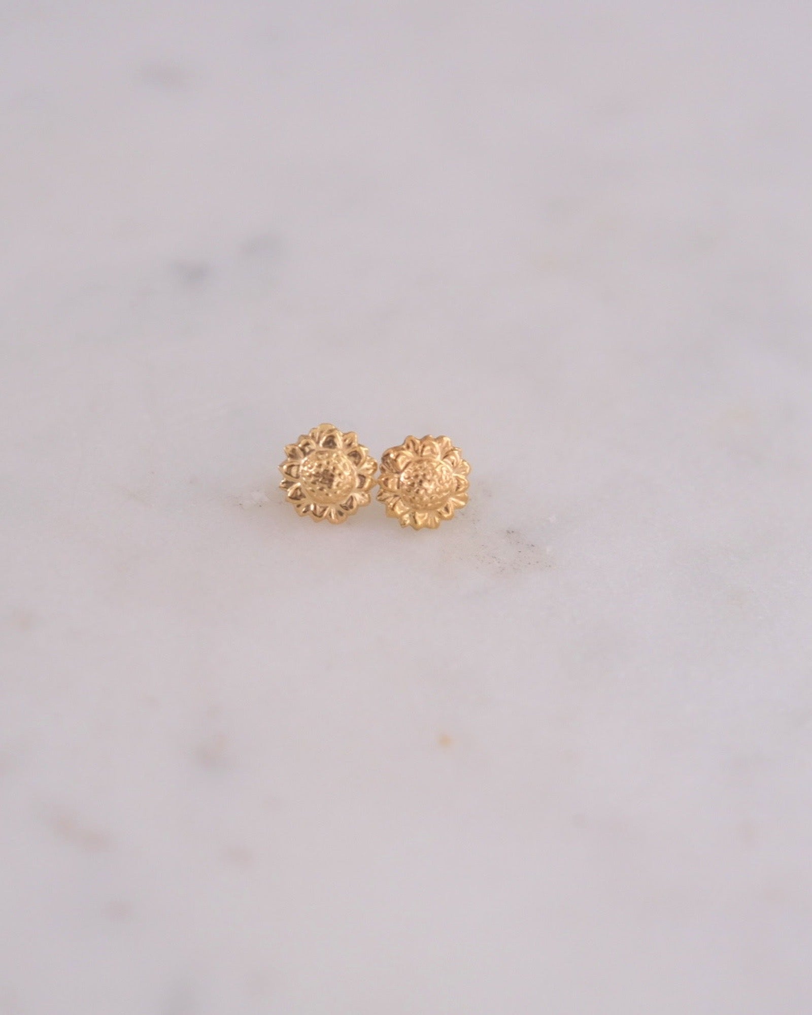 Sunflower Stud Earrings ERIJEWELRY