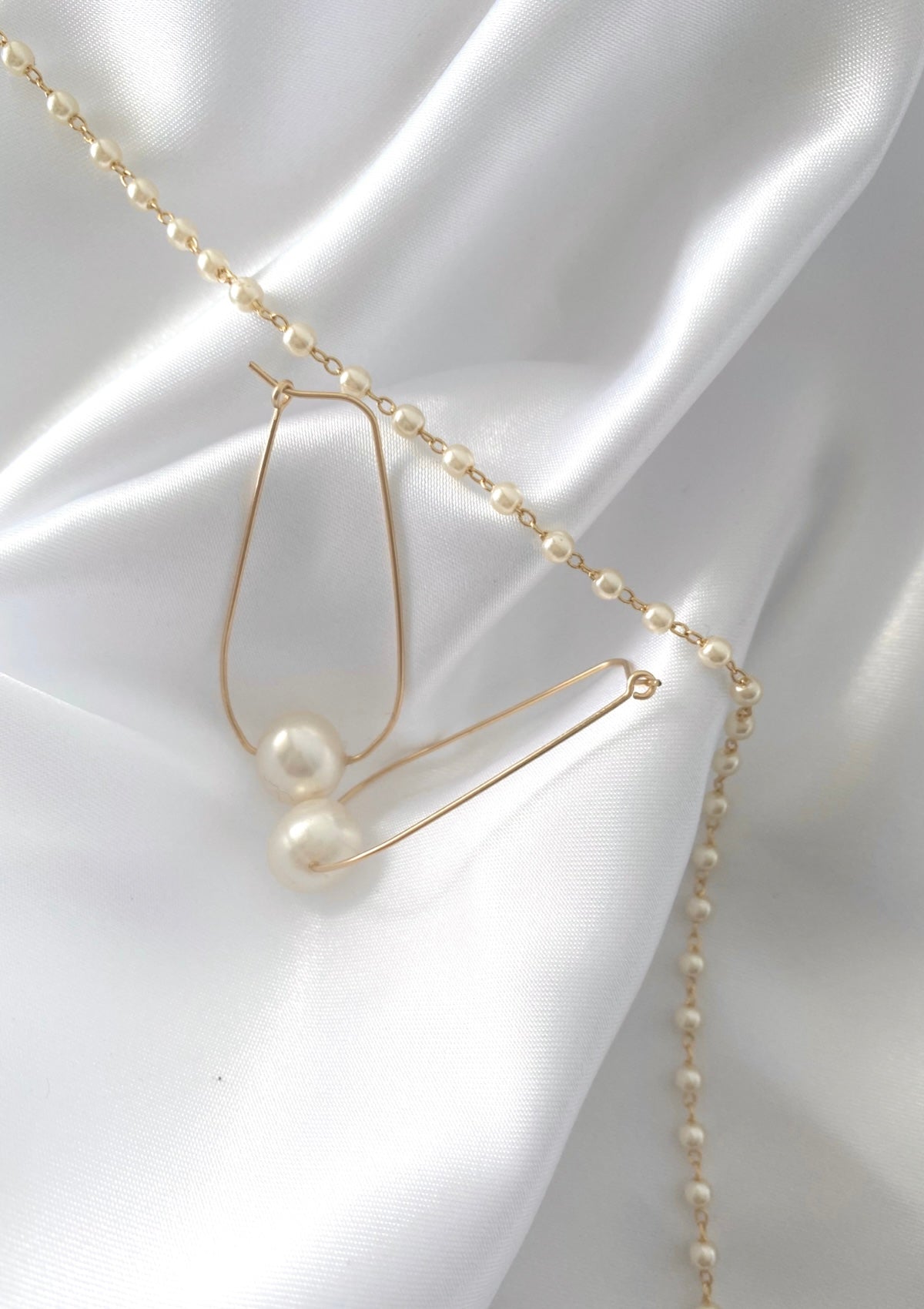 Petite Shell Pearl Necklace ERIJEWELRY