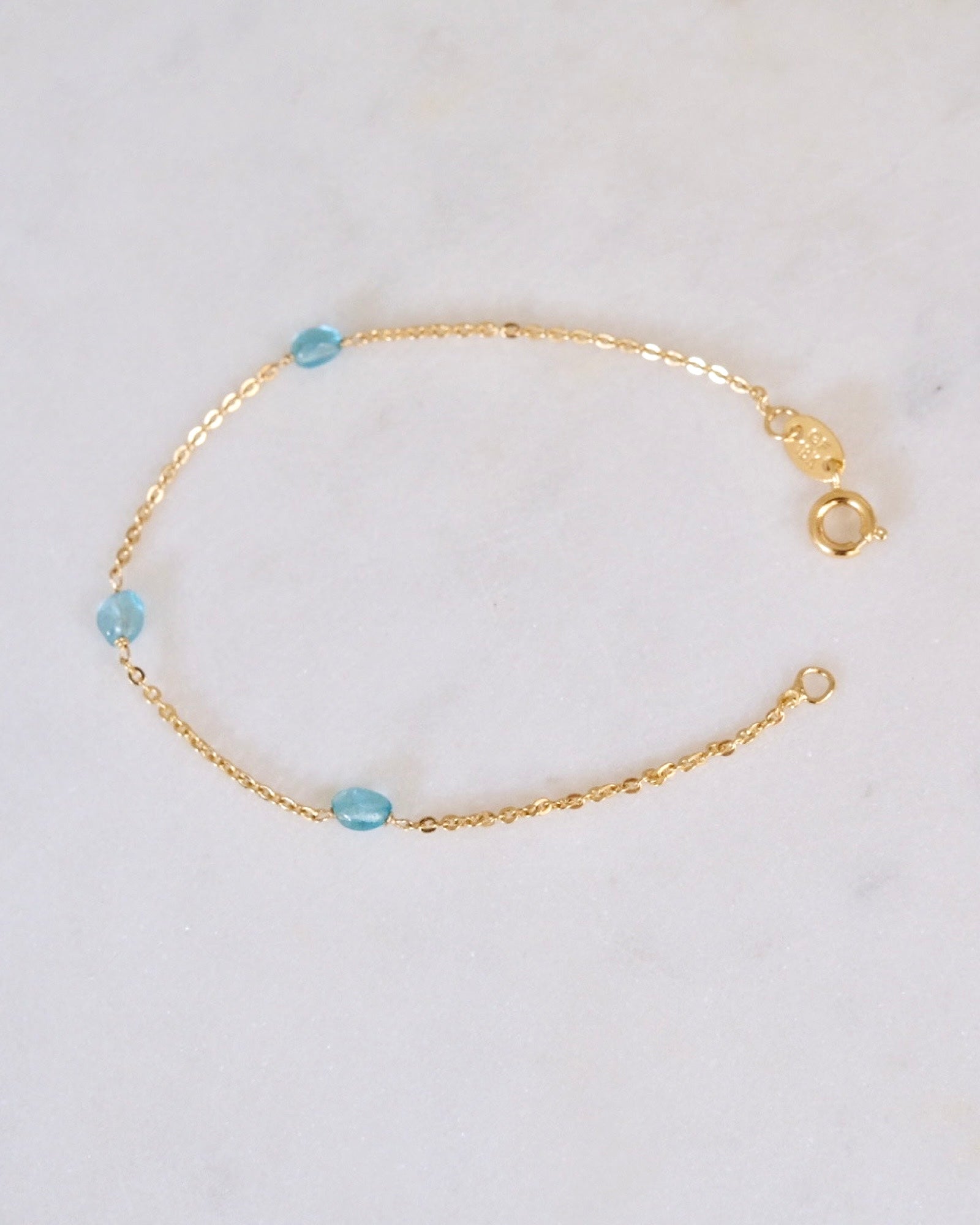 Blue Apatite Bracelet ERIJEWELRY