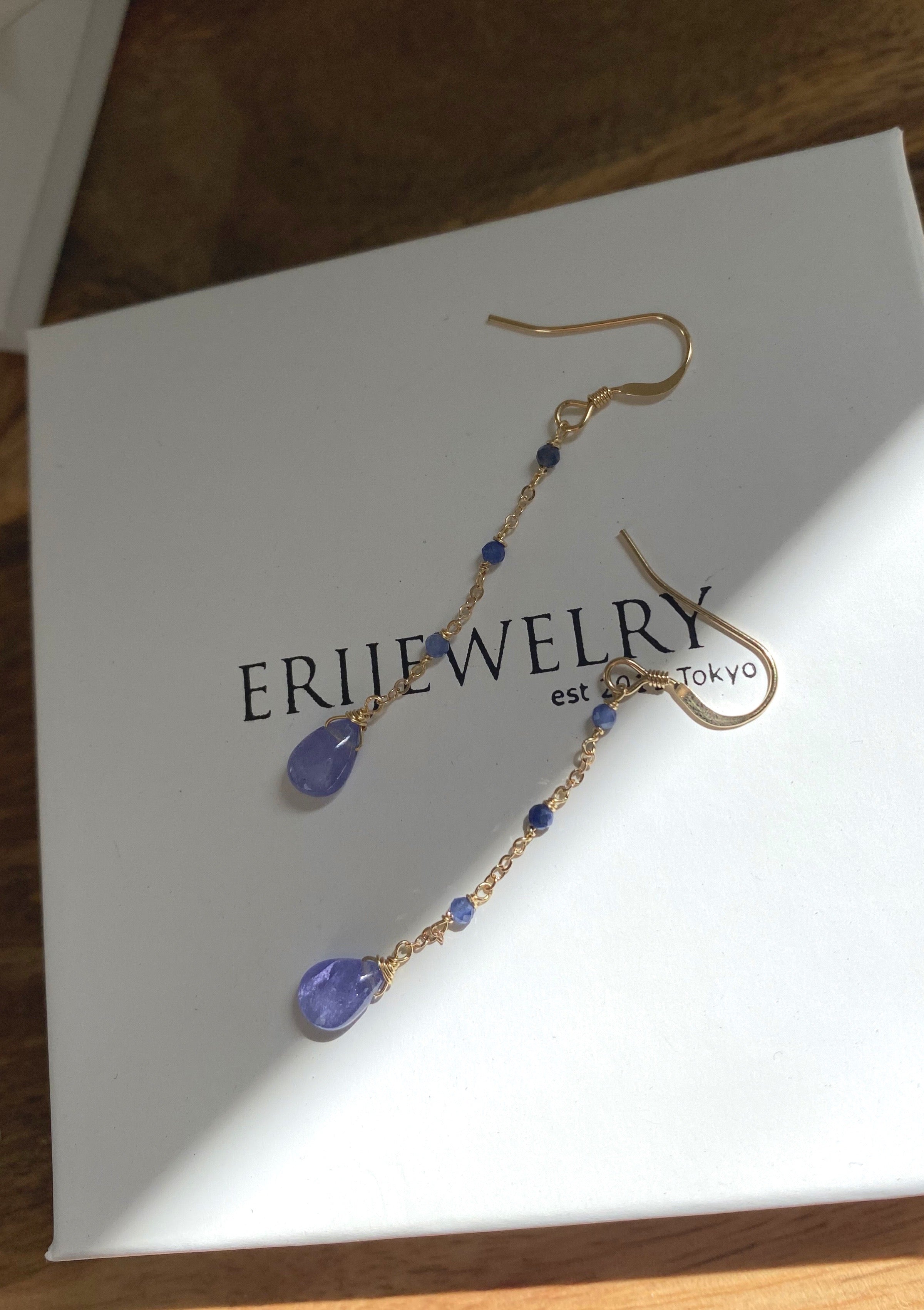 Tanzanite Bohemian Earrings ERIJEWELRY