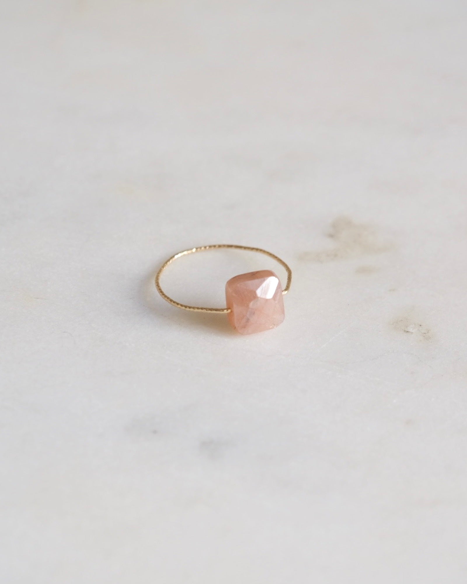 Chocolate moonstone ring ERIJEWELRY