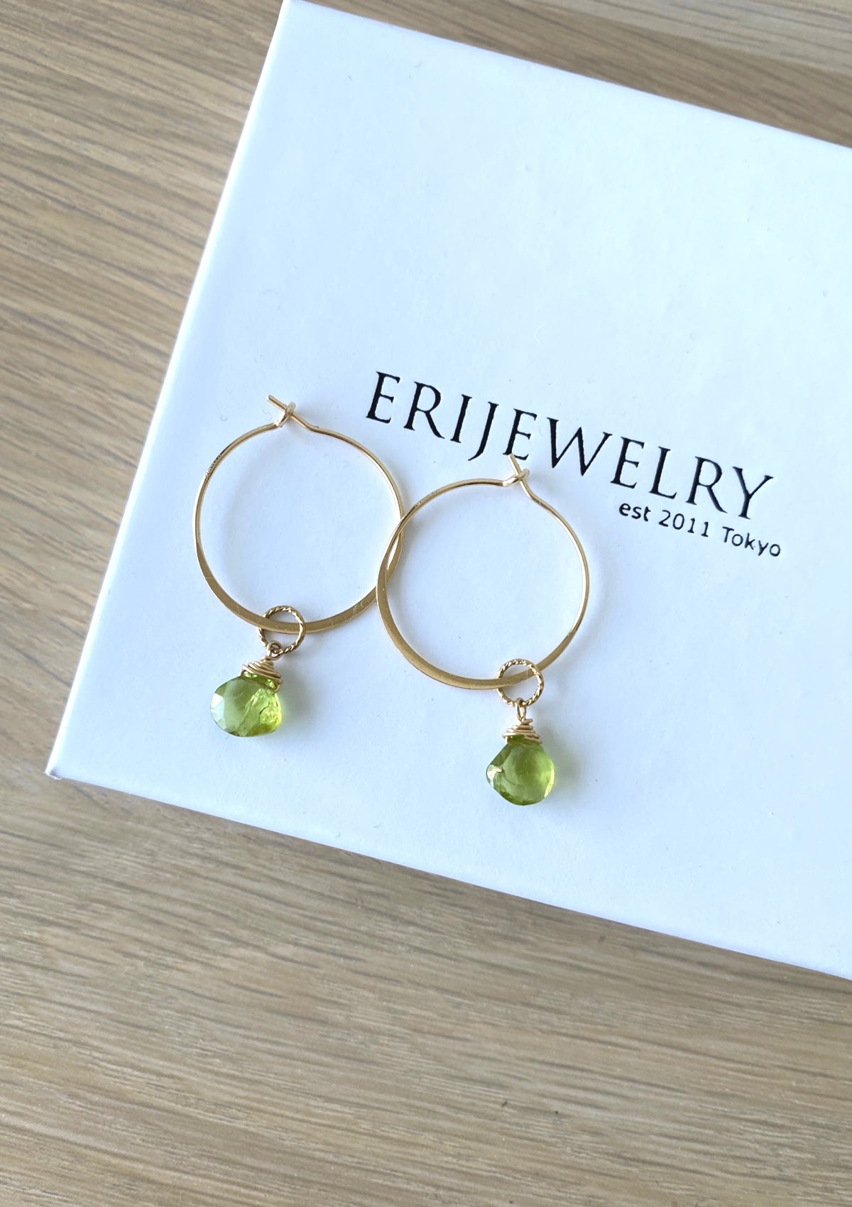Your Own Gem Hoop Earrings ERIJEWELRY