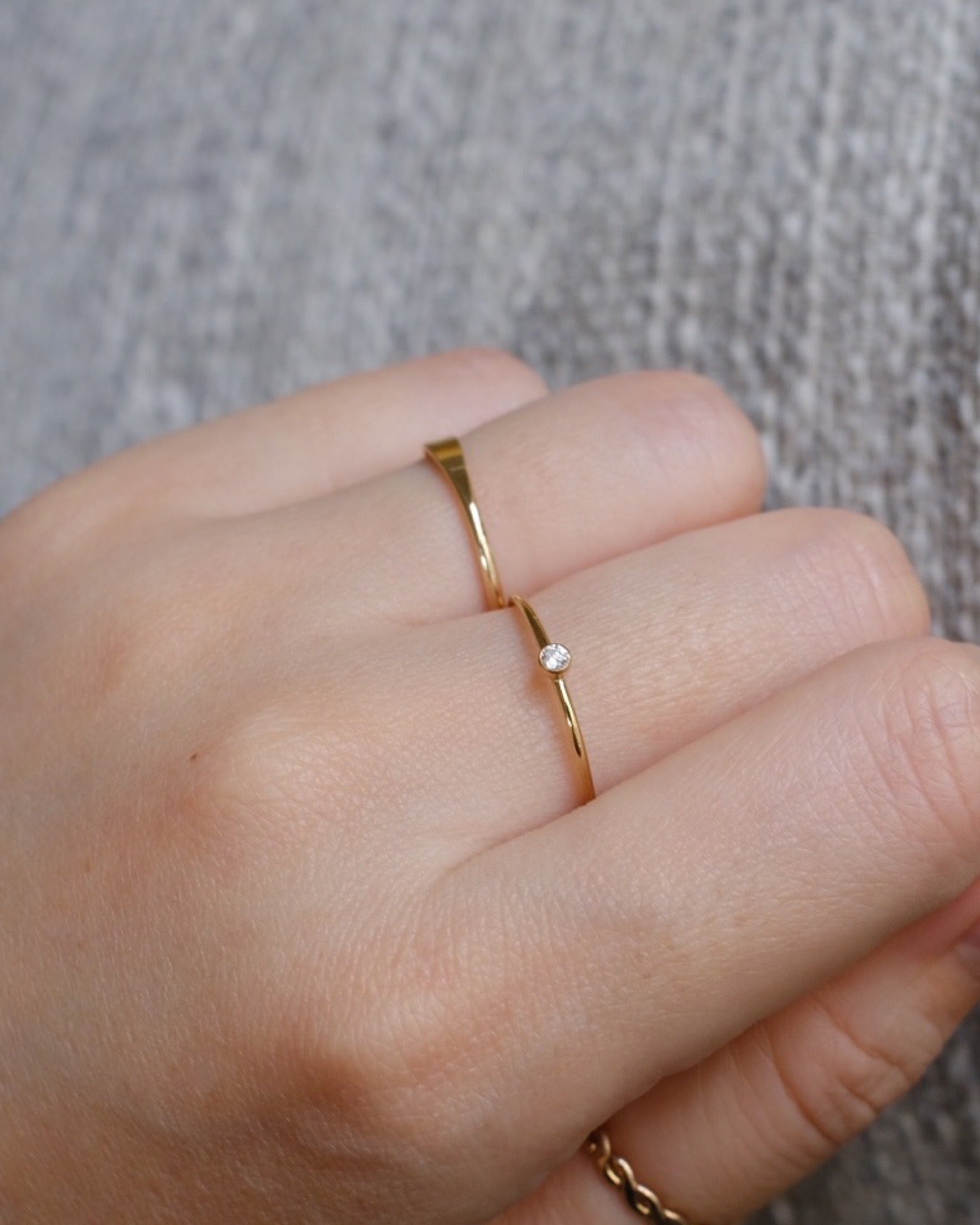 Shiny CZ Petite Ring ERIJEWELRY