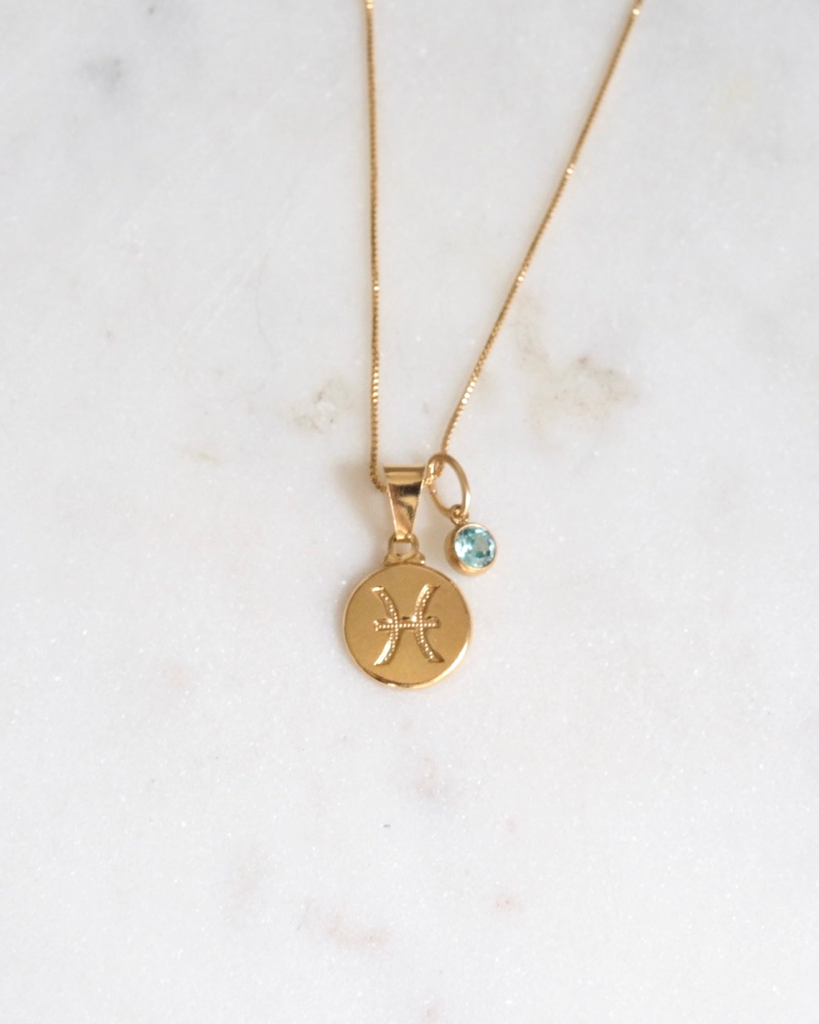 Pisces Zodiac Necklace ERIJEWELRY