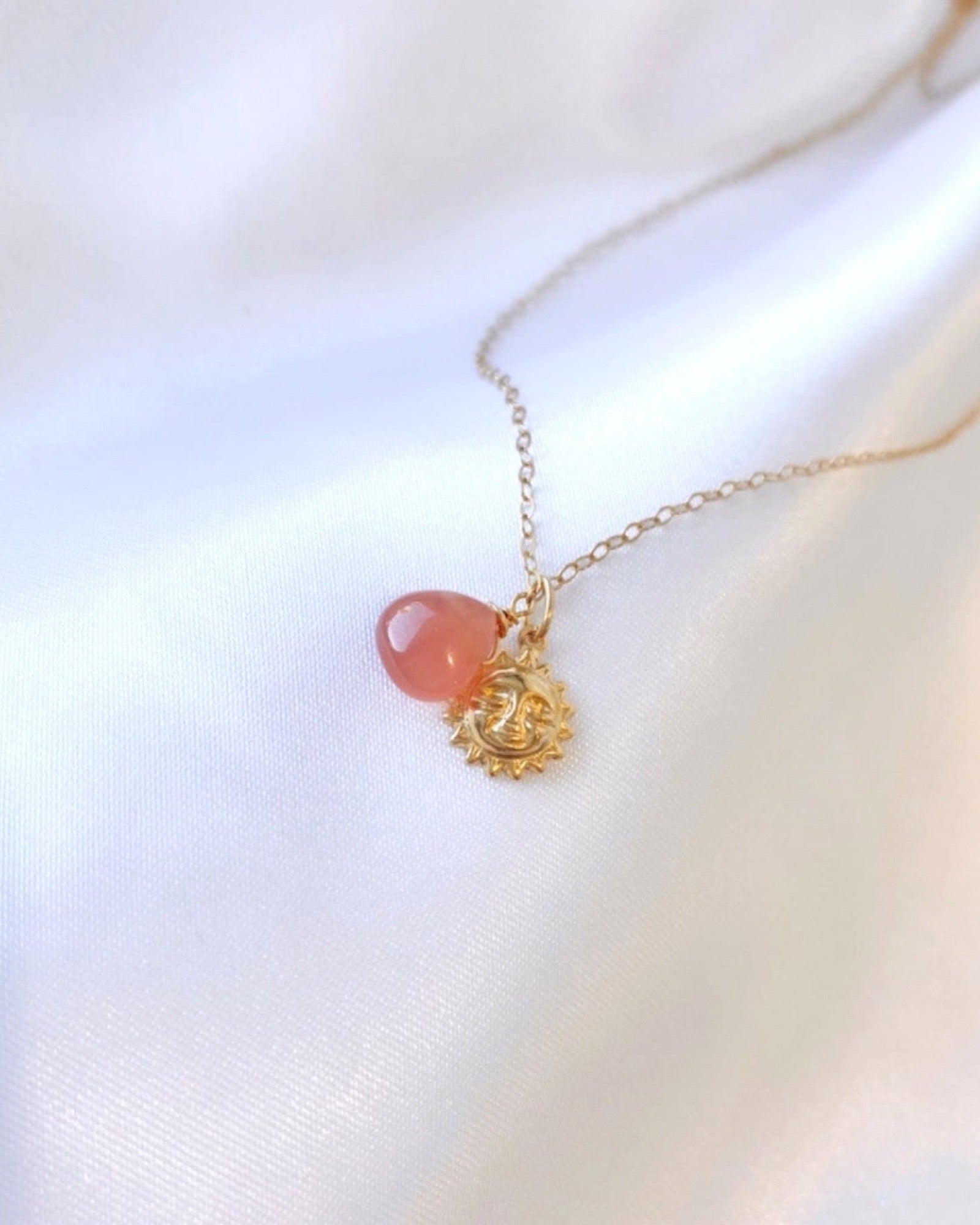 Inca Rose with Sun Necklace ERIJEWELRY