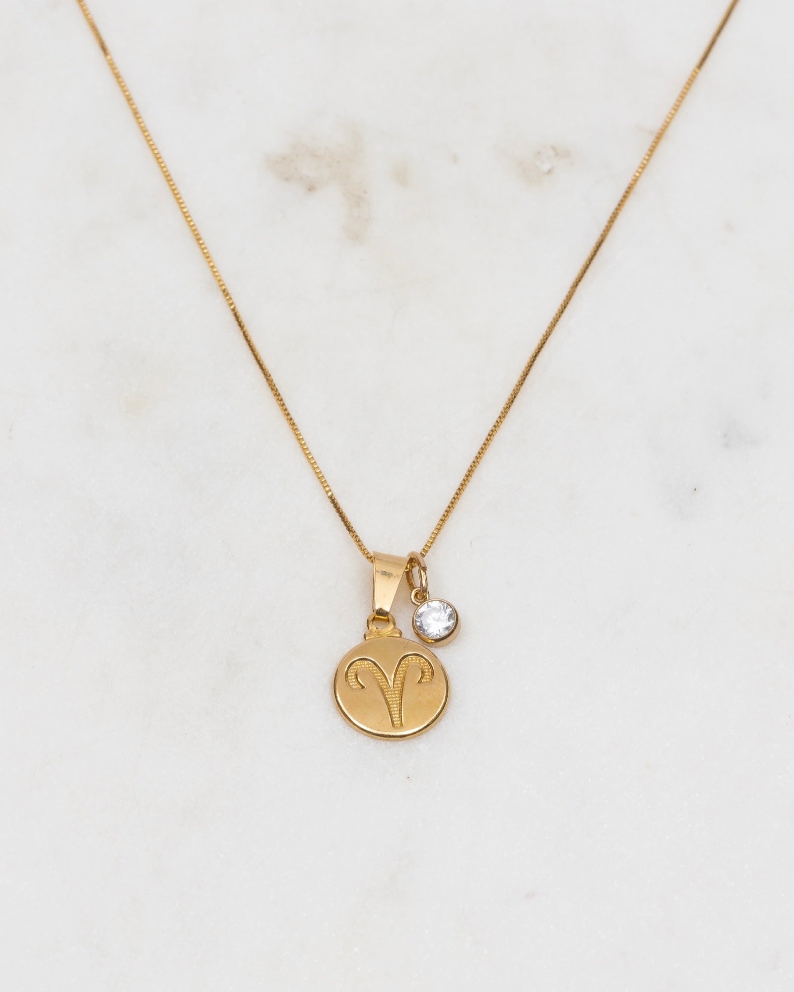 Aries Zodiac Necklace ERIJEWELRY