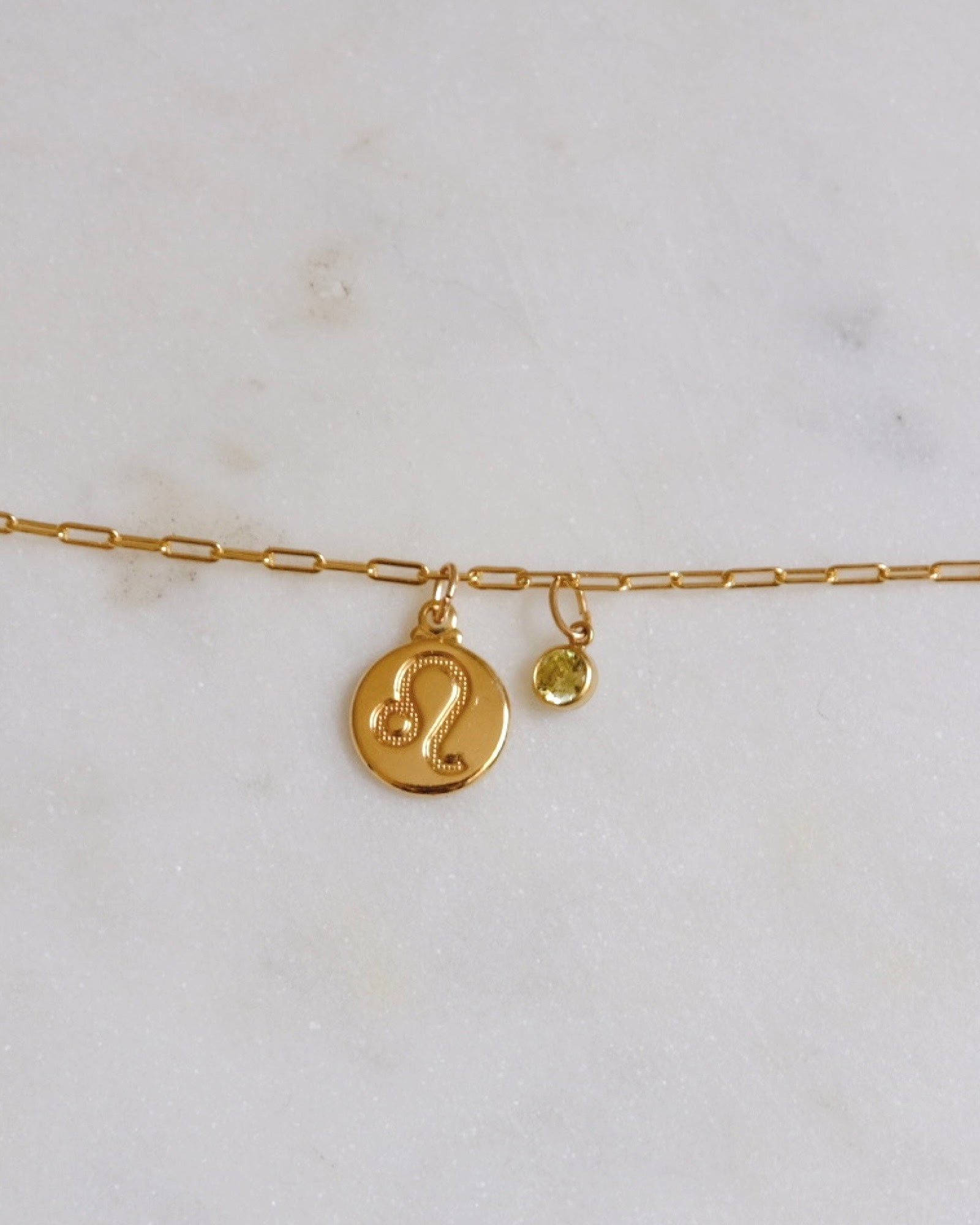 Leo Zodiac Anklet ERIJEWELRY