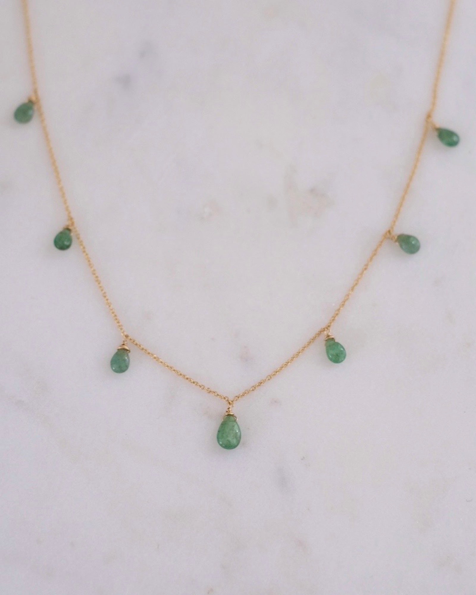 Emerald Princess Necklace ERIJEWELRY
