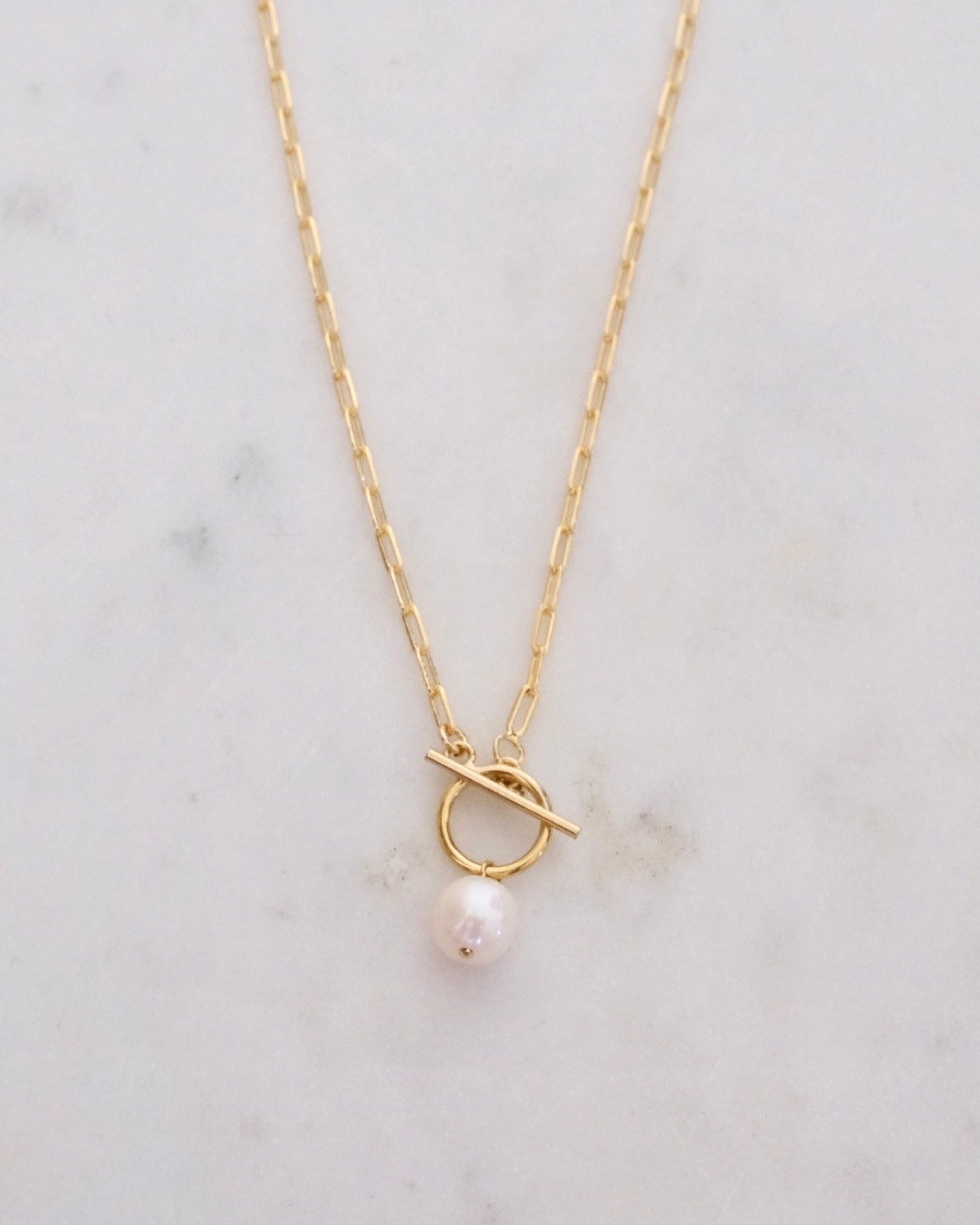 Pearl lock necklace ERIJEWELRY