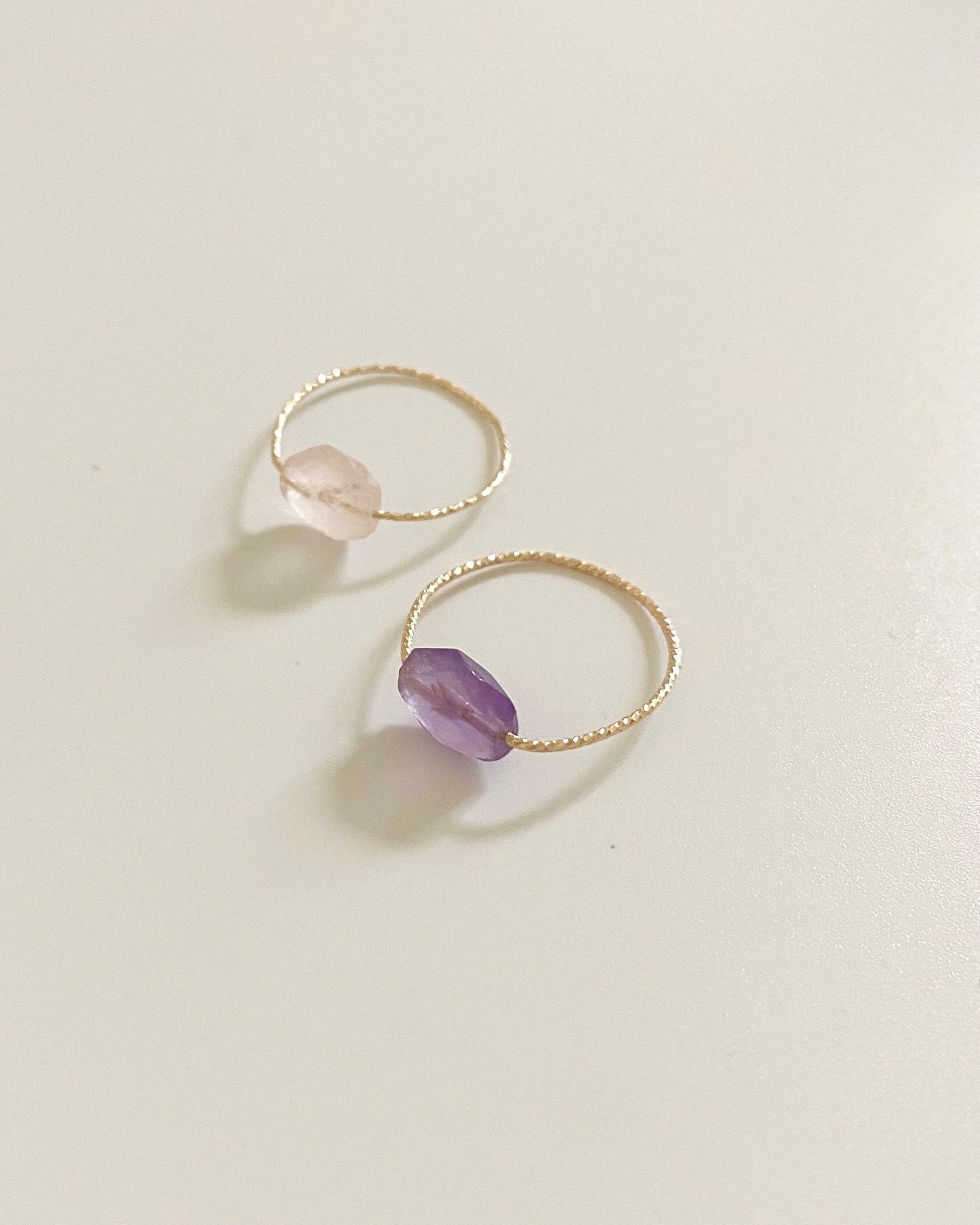 Rose Quartz Daily Serenity Ring ERIJEWELRY