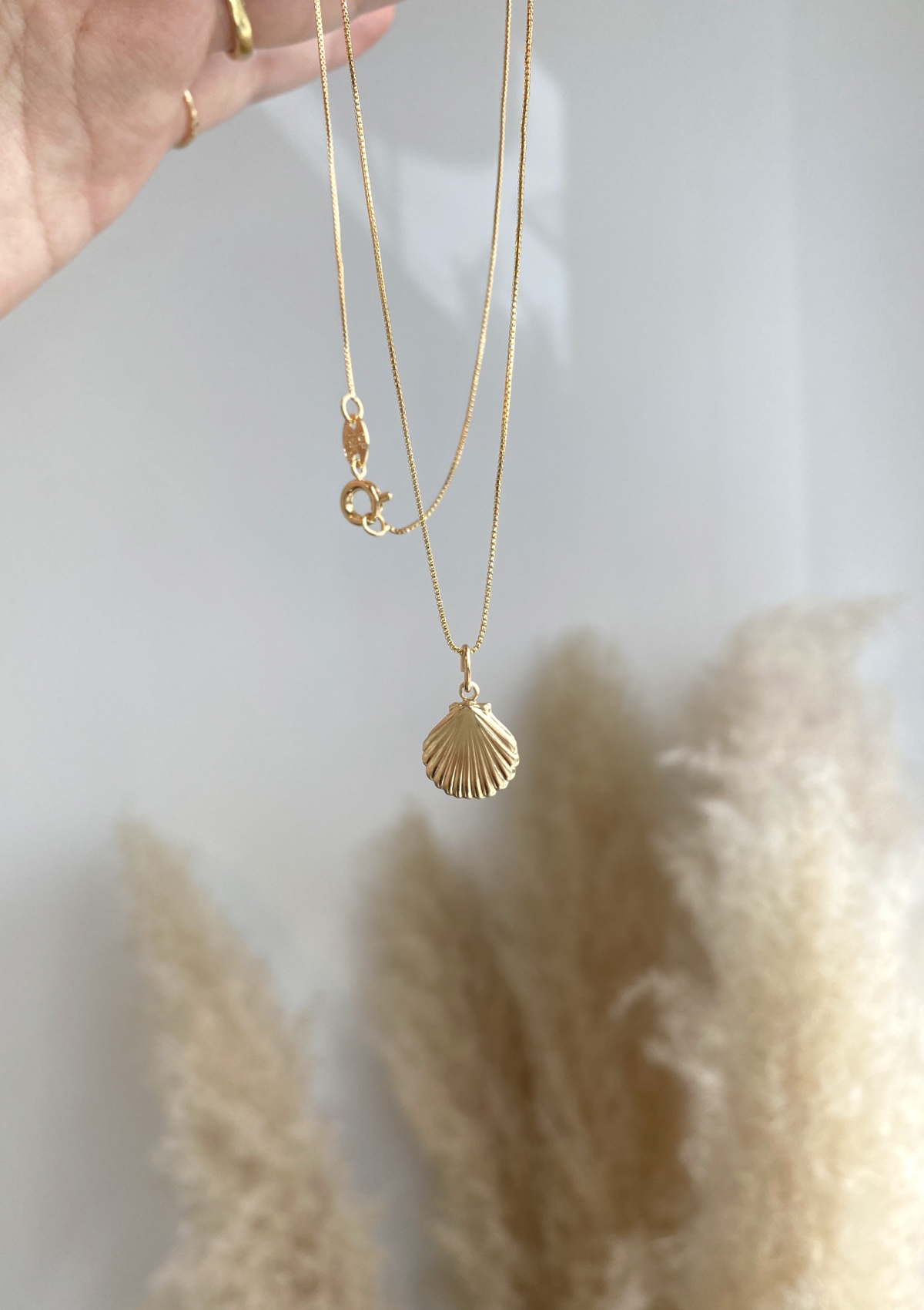 Shell Charm Necklace ERIJEWELRY