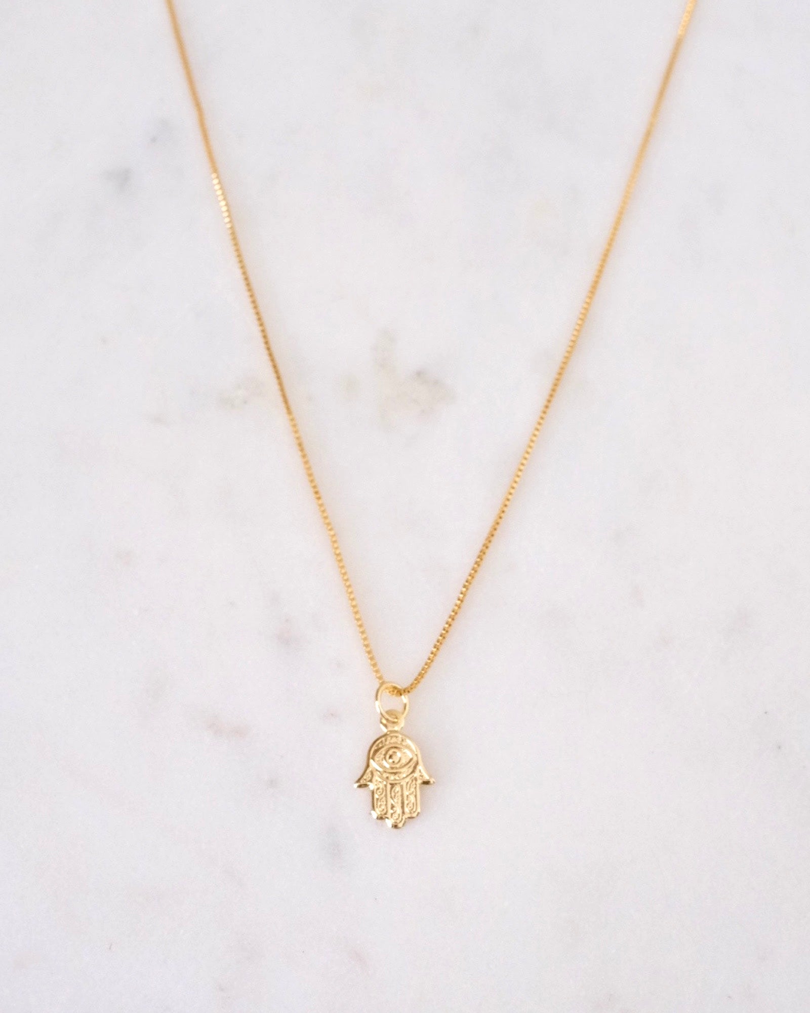 Hamsa deals gold chain