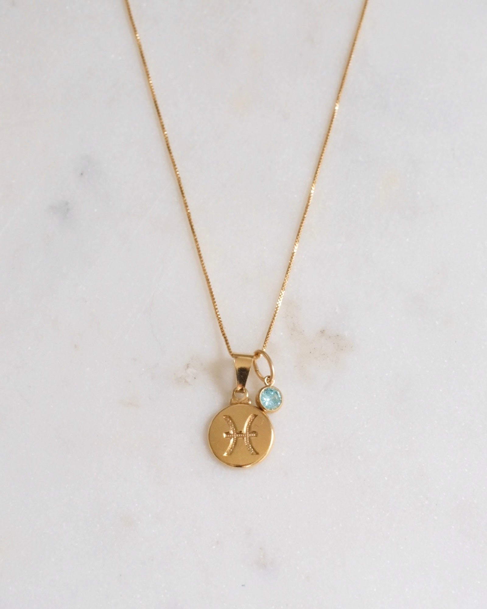 Pisces Zodiac Necklace ERIJEWELRY