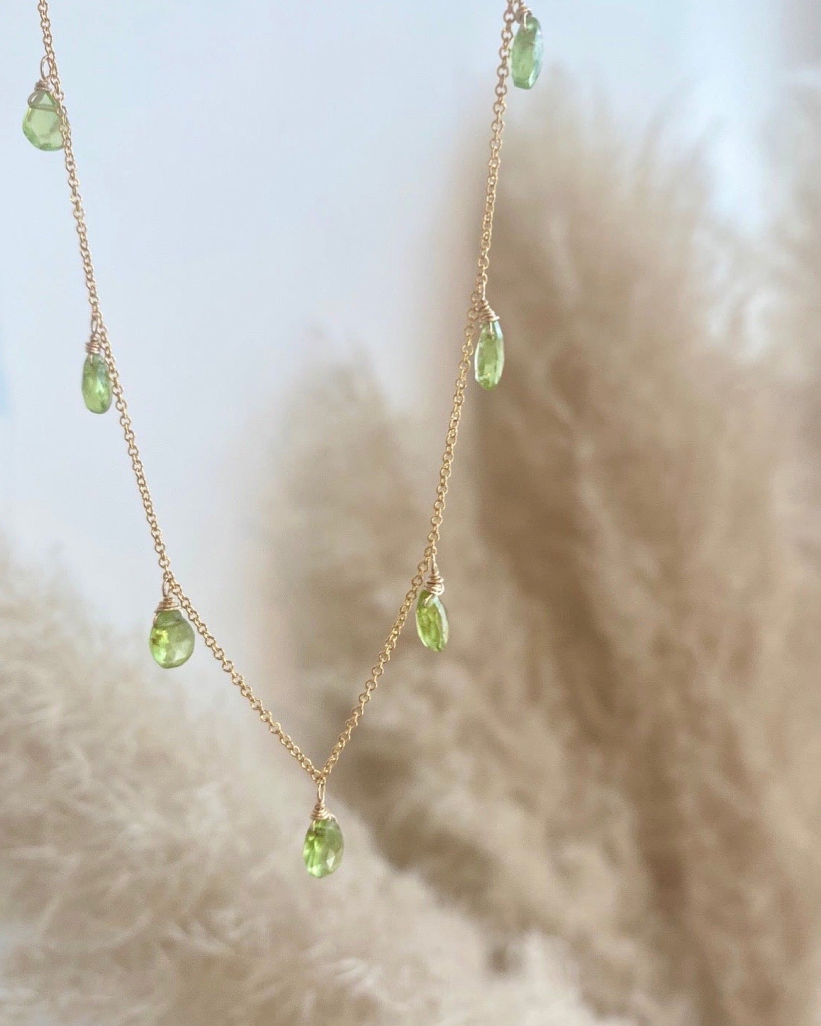 Peridot Princess Necklace ERIJEWELRY
