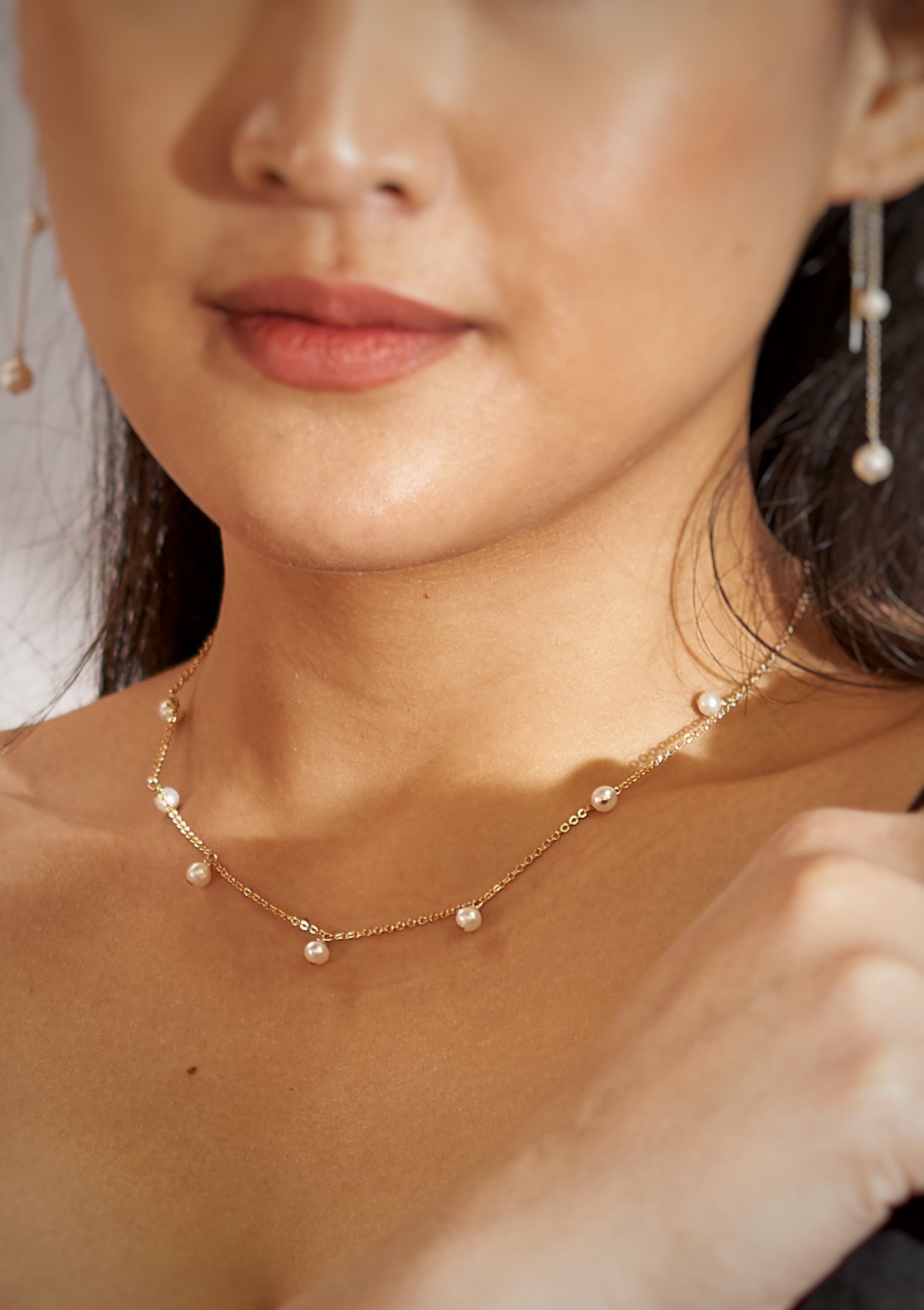 Pearl Bohemian Necklace ERIJEWELRY