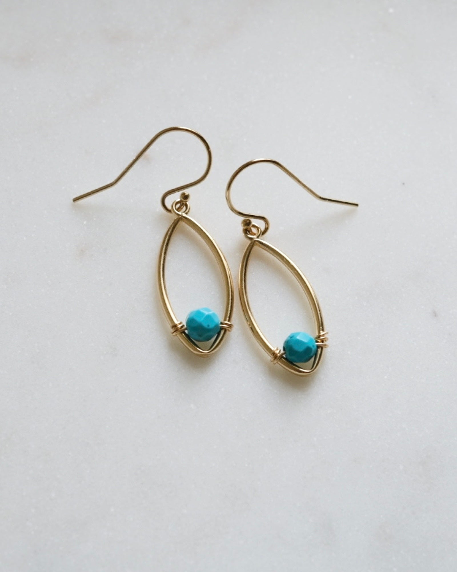Turquoise ritual earrings ERIJEWELRY
