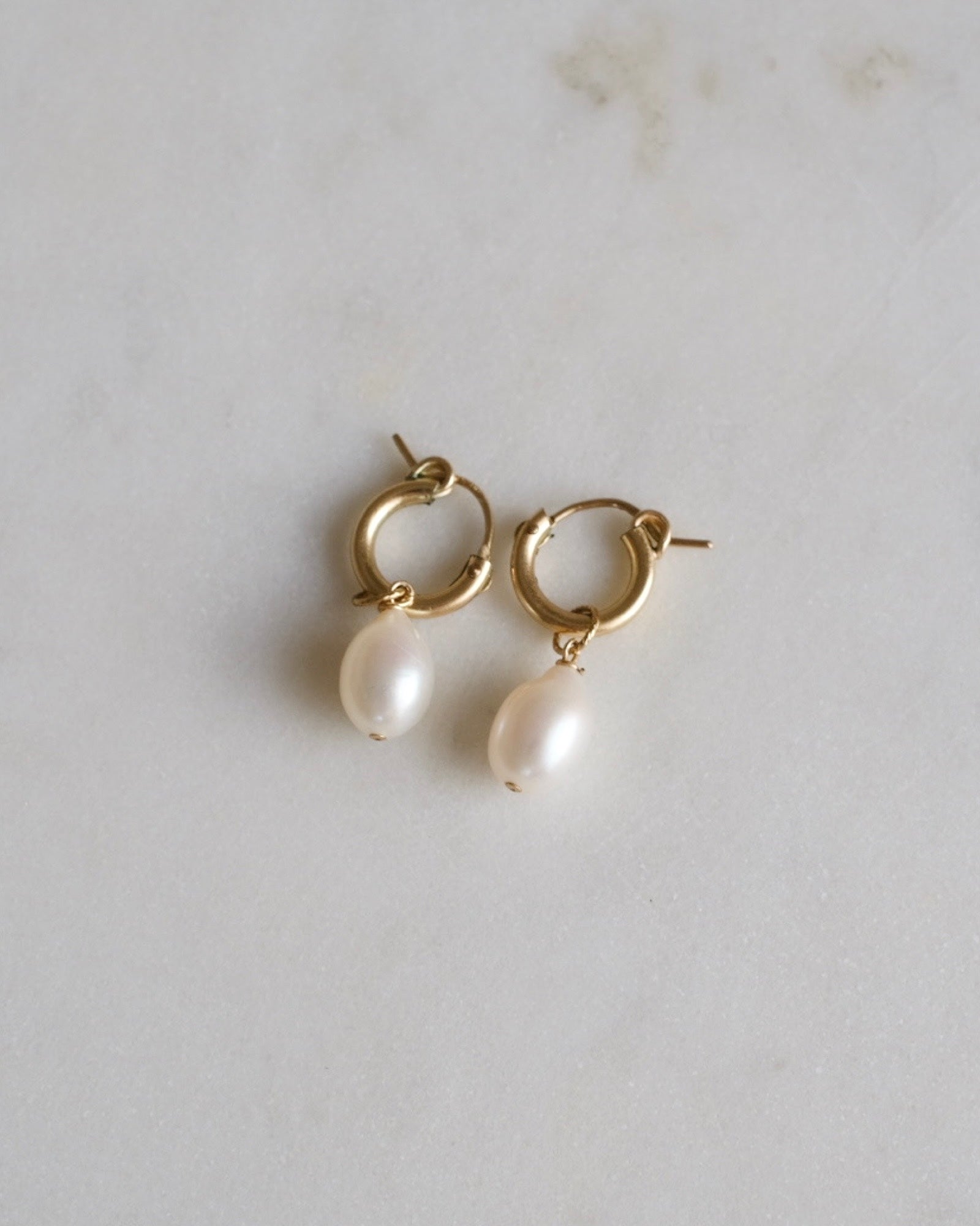 Teardrop Huggie Hoop earrings ERIJEWELRY