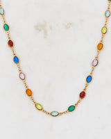 Gisela Colourful Gold Necklace