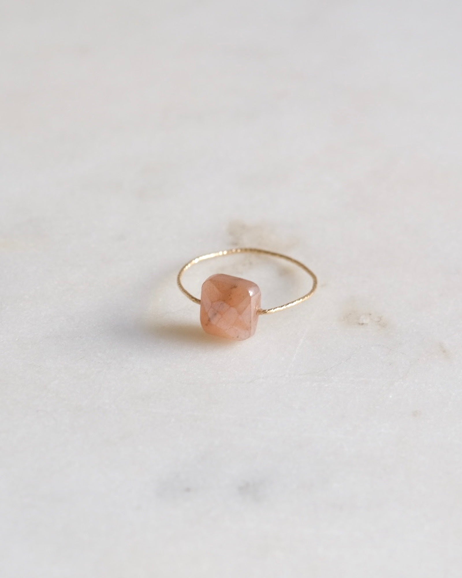 Chocolate moonstone ring ERIJEWELRY