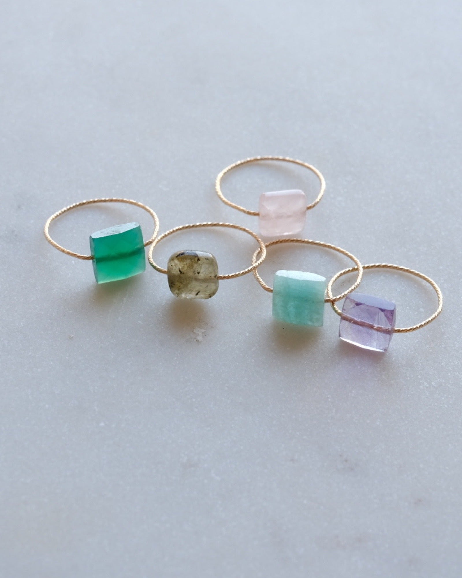 Daily Serenity Rings Square ERIJEWELRY