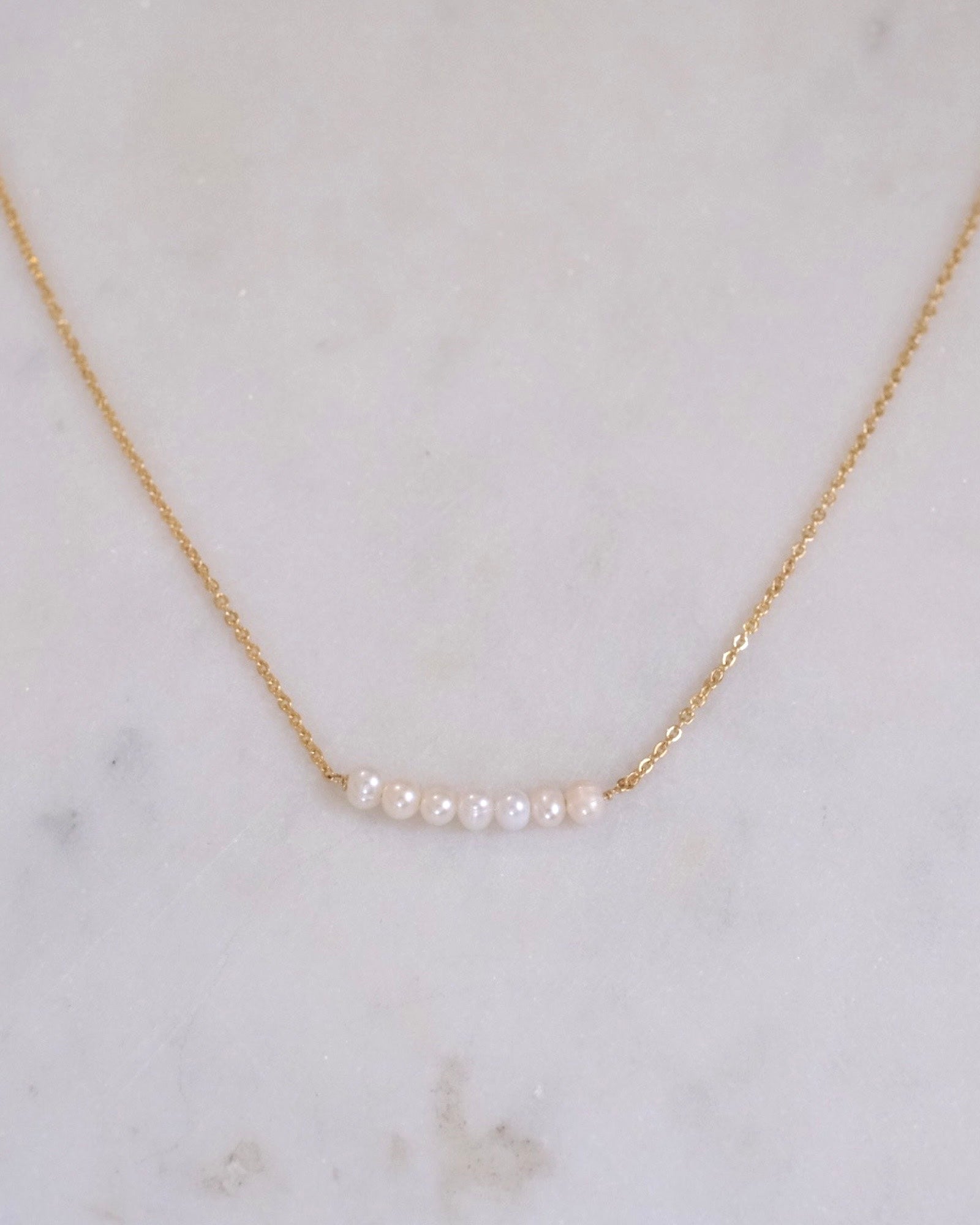 Freshwater Pearl Band Necklace ERIJEWELRY