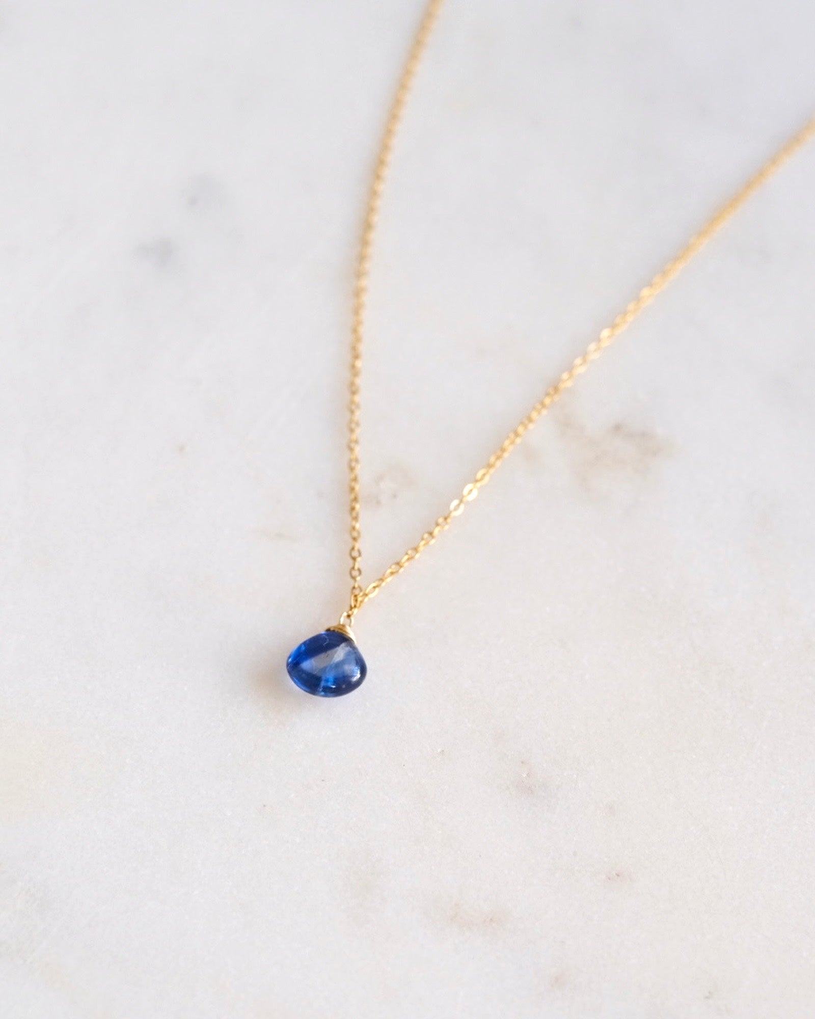 Kyanite drop necklace ERIJEWELRY