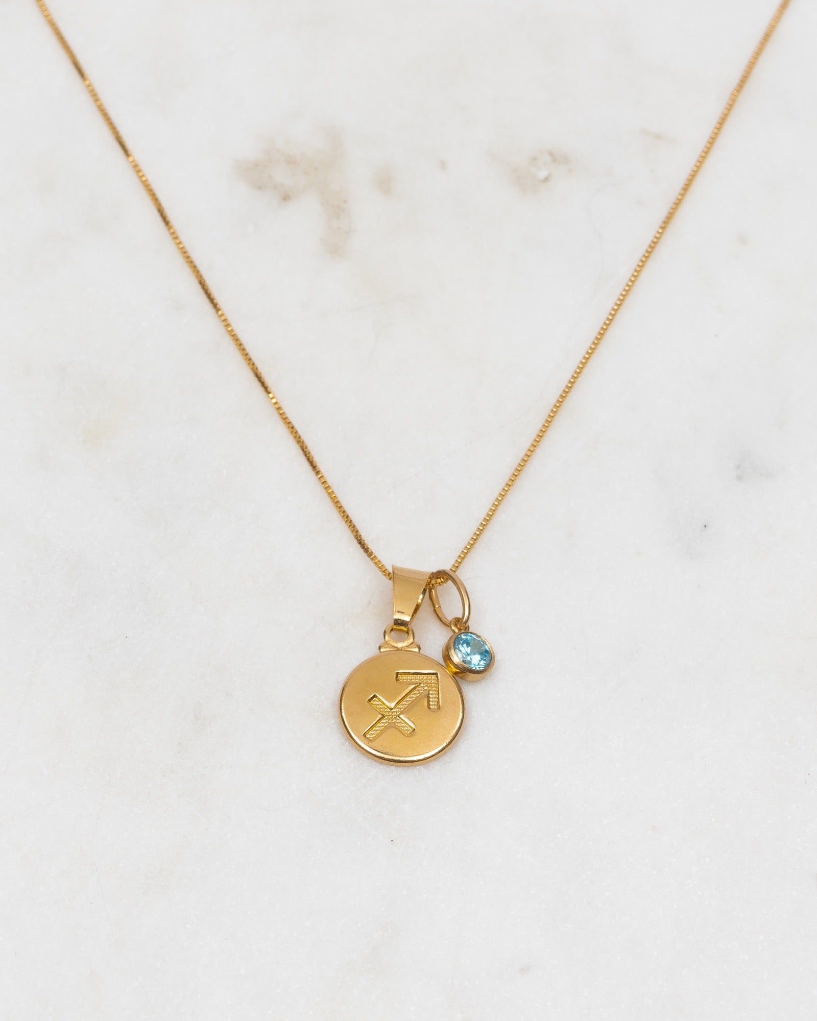 Sagittarius Zodiac Necklace ERIJEWELRY