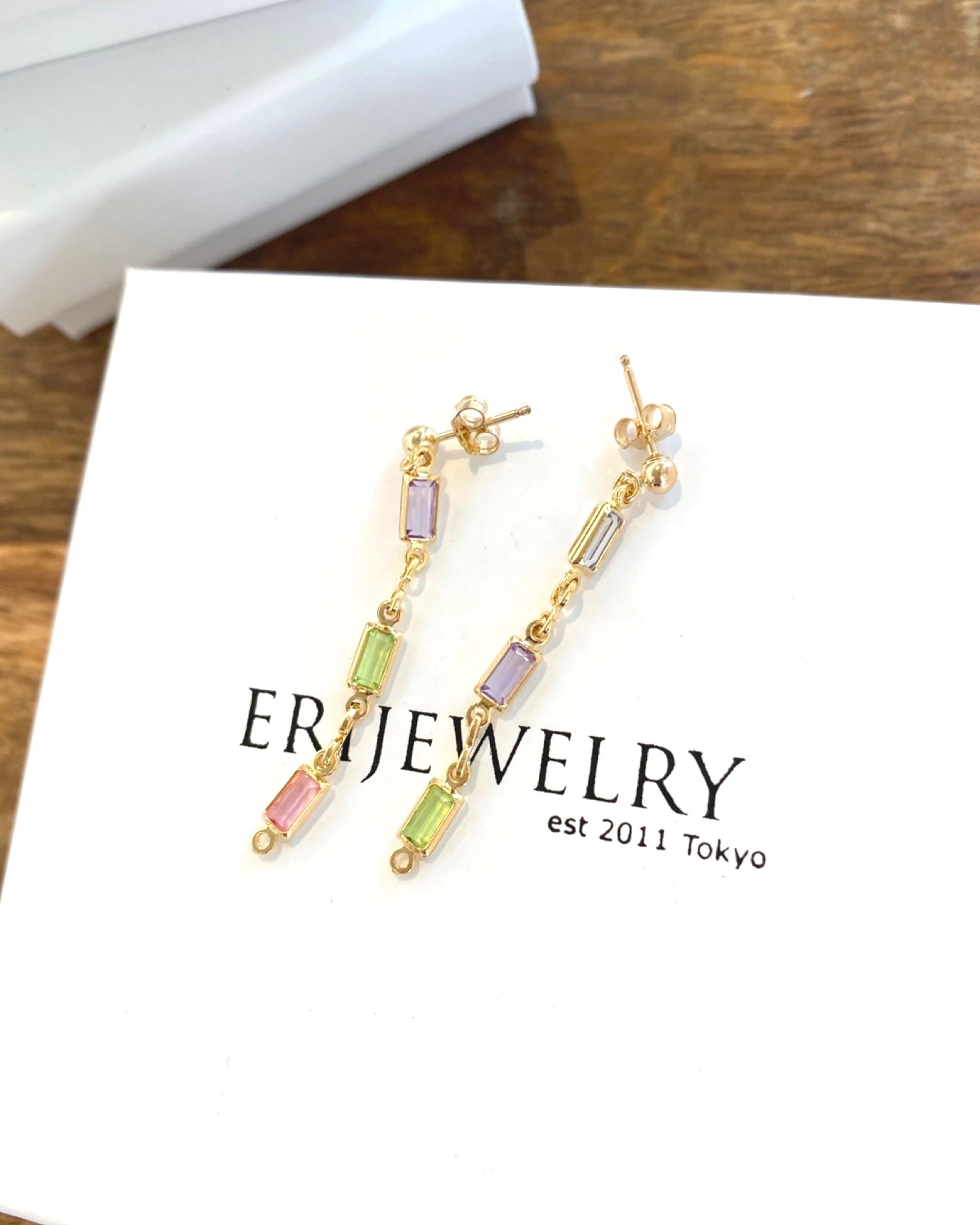 Daria Gold Stud Earrings ERIJEWELRY