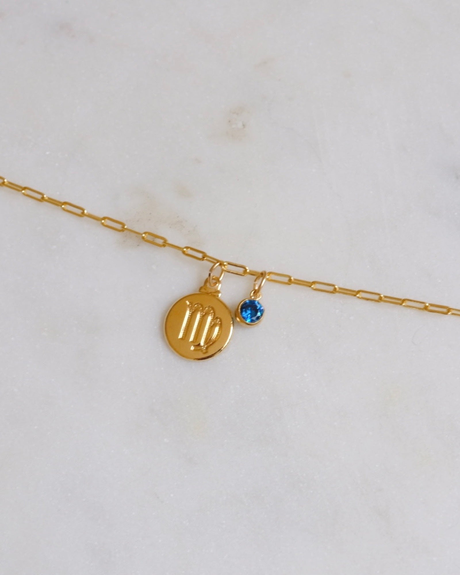 Virgo Zodiac Anklet ERIJEWELRY