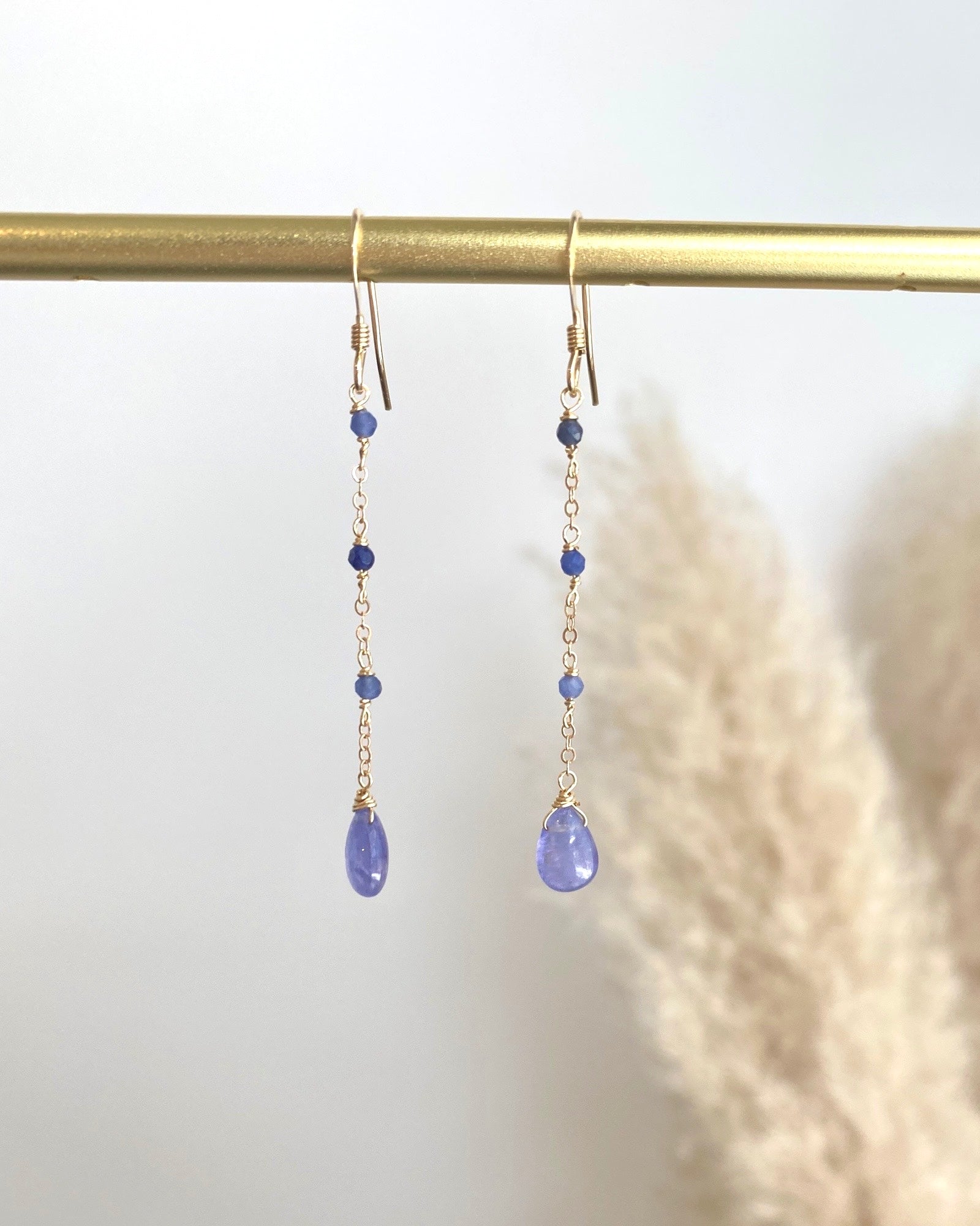 Tanzanite Bohemian Earrings ERIJEWELRY