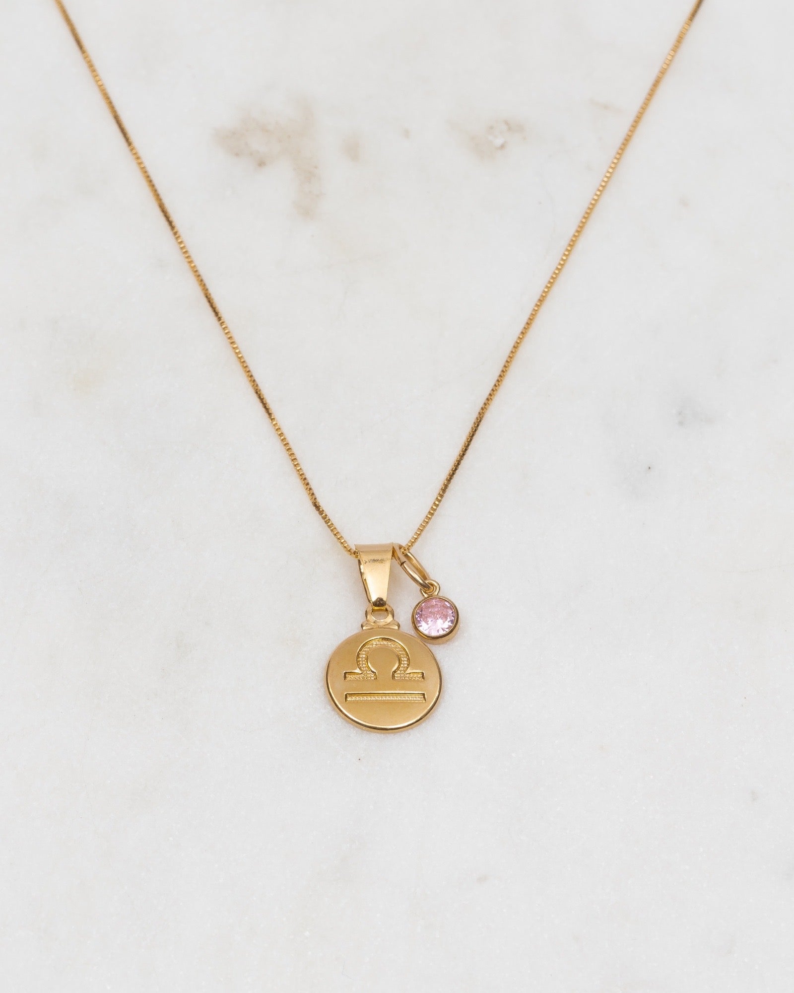 Libra Zodiac Necklace ERIJEWELRY