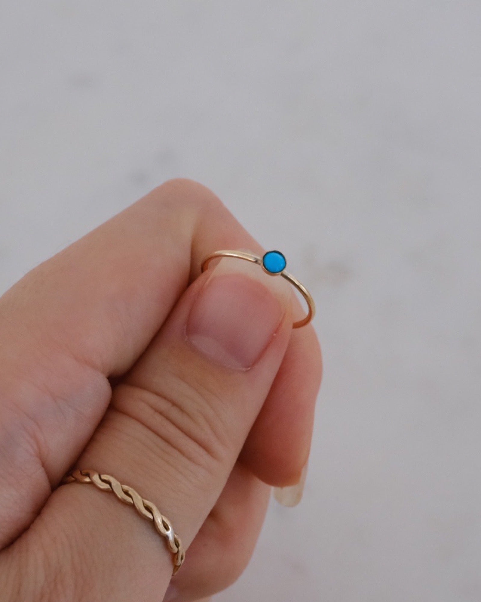 Petite Turquoise ring ERIJEWELRY