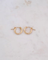 14K Gold filled Huggie Hoops (13mm) - ERIJEWELRY