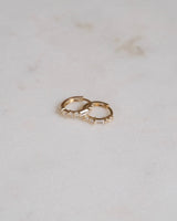 14K Solid Gold Baguette Hoops - ERIJEWELRY