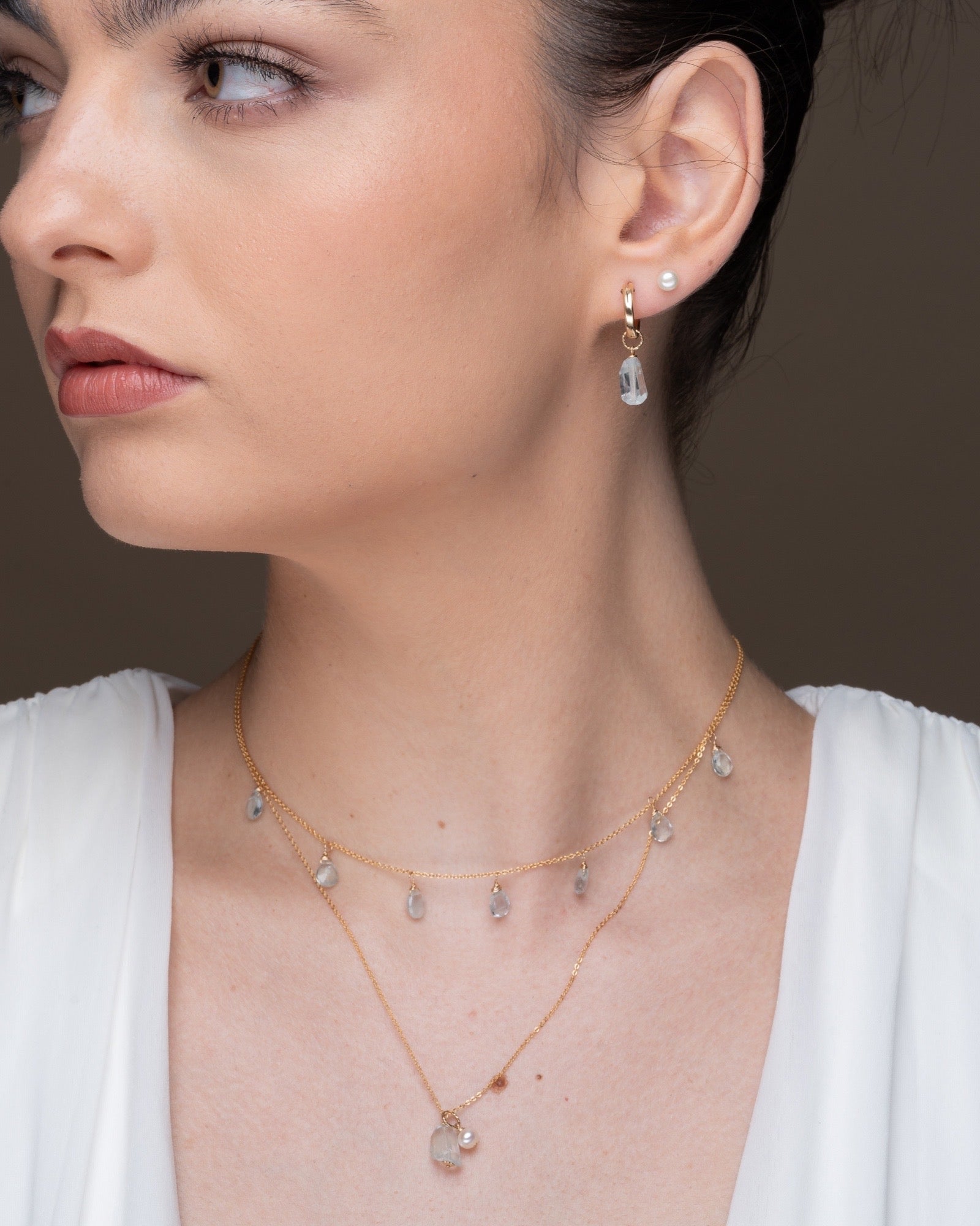 Aquamarine Princess Necklace ERIJEWELRY