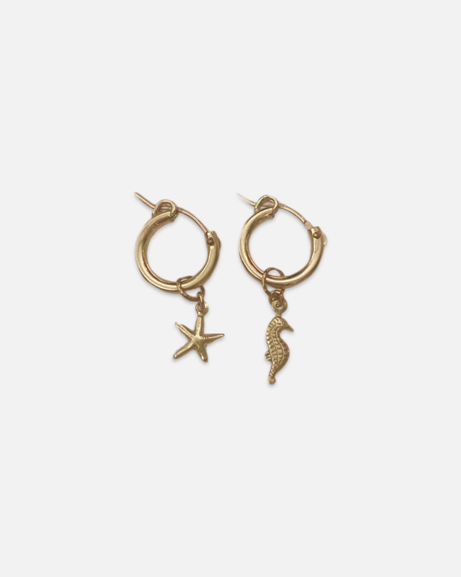 Marine Huggie Hoops ERIJEWELRY