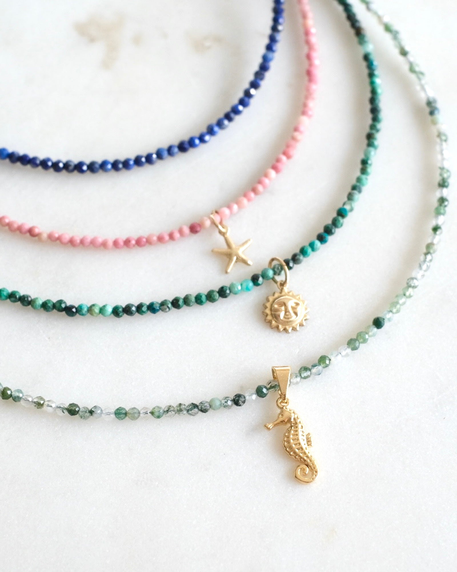 Rainbow Agate Boho Necklace