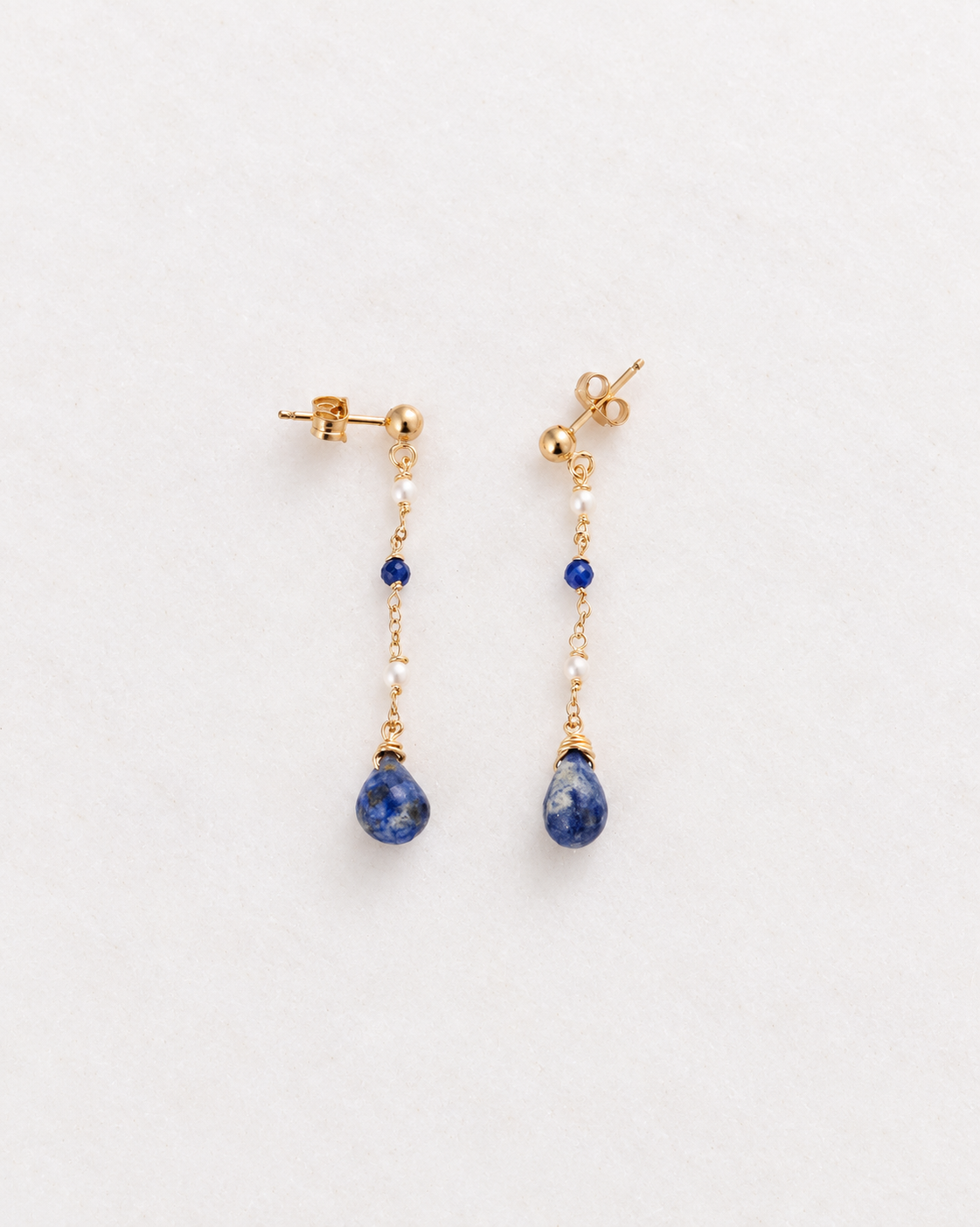 Lapis lazuli Bohemian Earrings